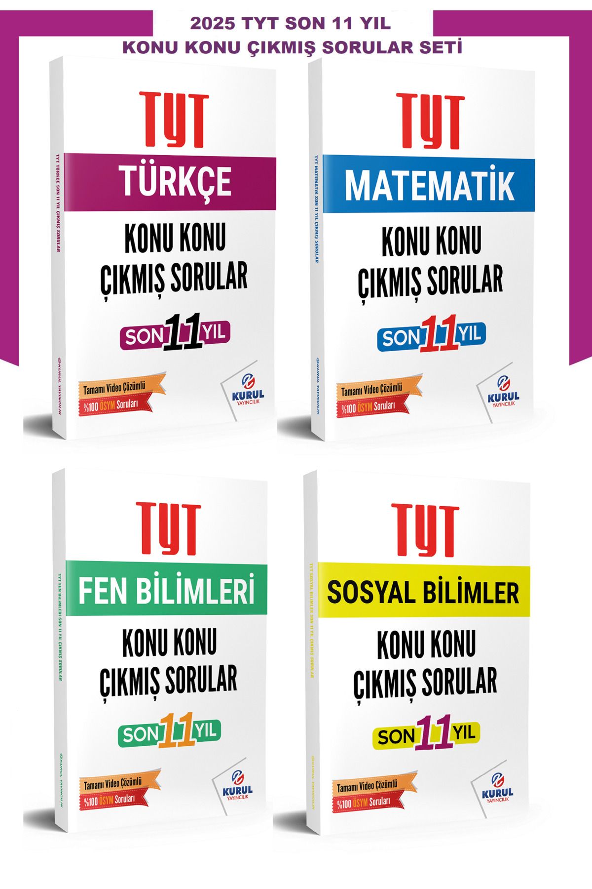 Kurul Yayıncılık 2025 Tyt Çıkmış Sorular Seti Son 11 Yıl Tamamı Video Çözümlü