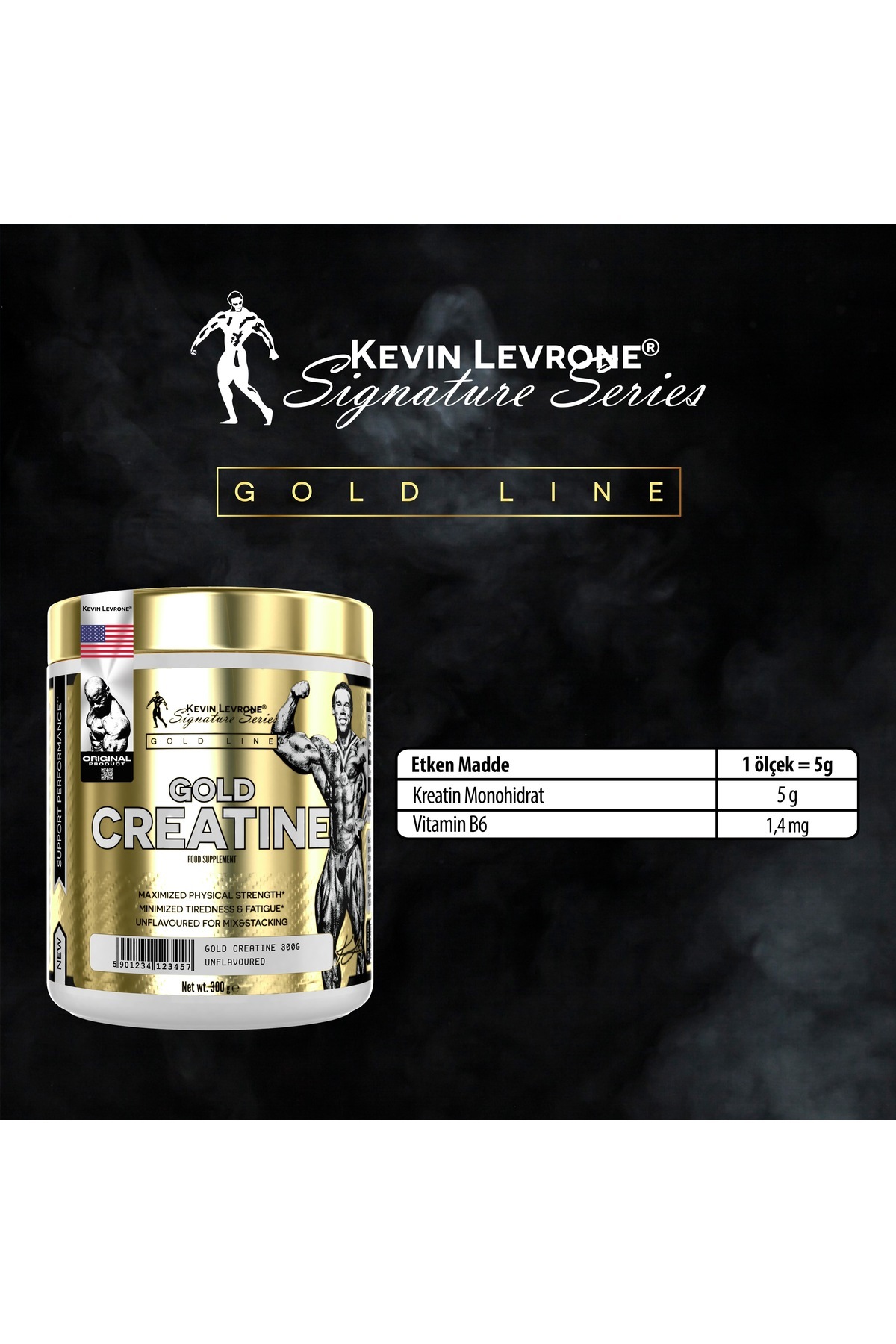 kevin levrone Signatures Series Gold Kreatine 300 Gr