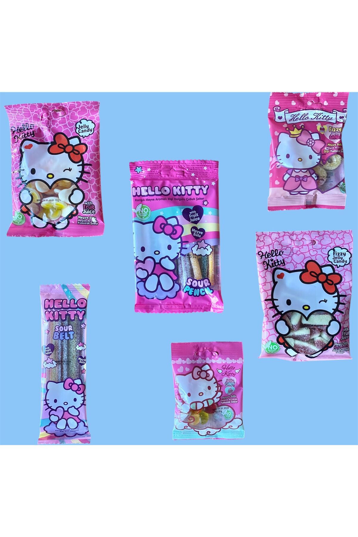 Target Hello Kitty Yumuşak Şeker Seti 6 Ad.