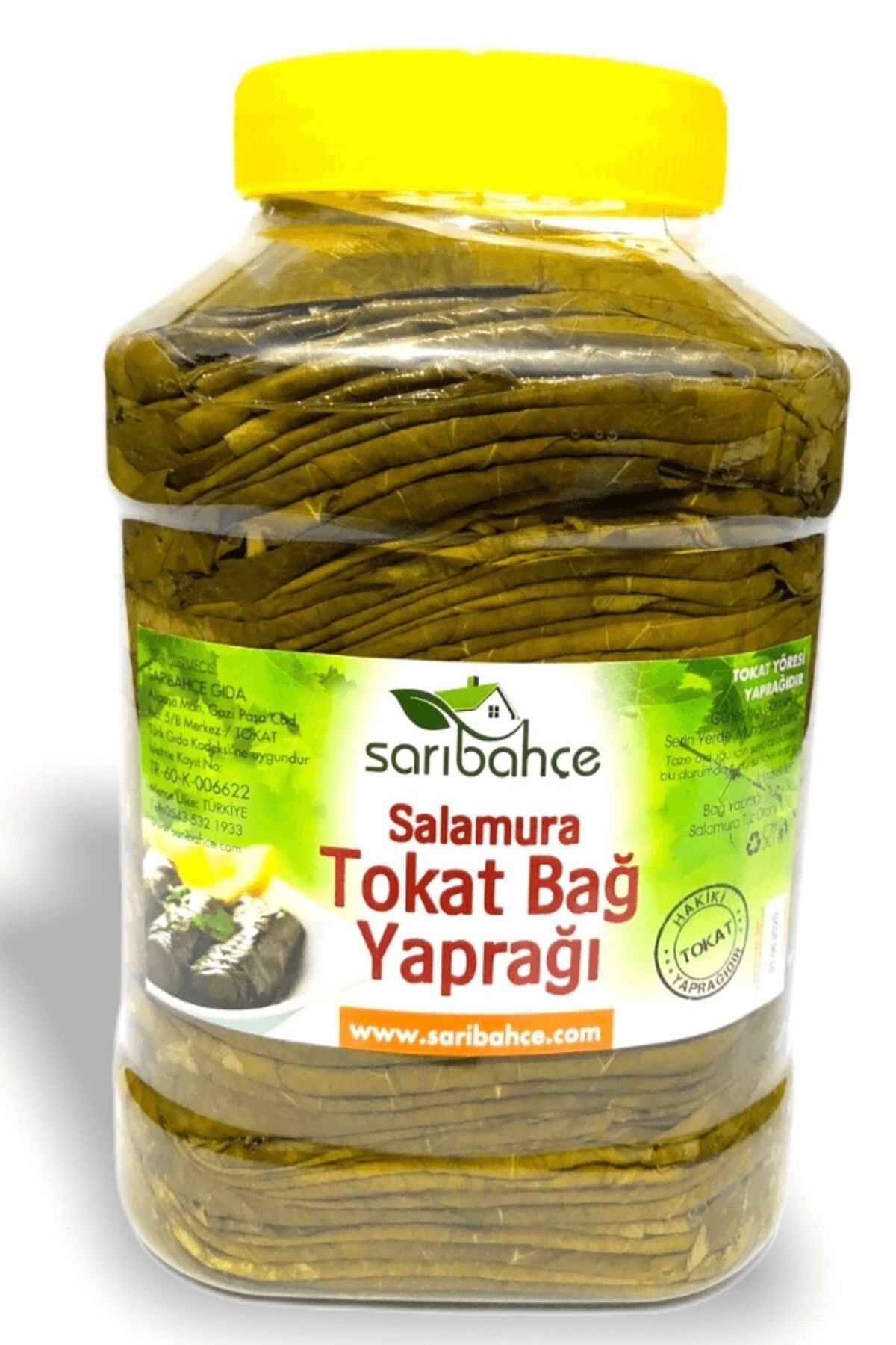 Sarıbahçe Tokat Asma Yaprağı 5 Kg - Yeni Sezon