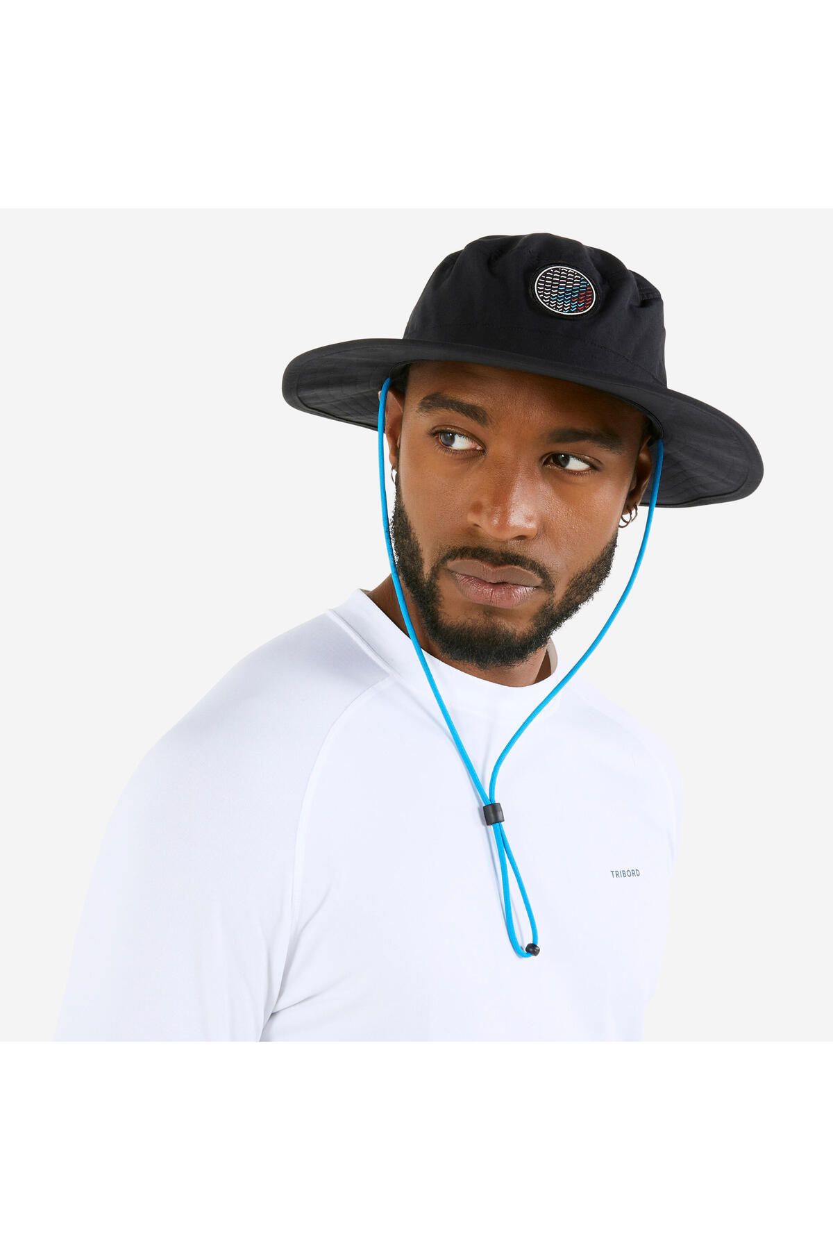 Decathlon Yetişkin Yelkenli Şapkası - Siyah - Sailing 500