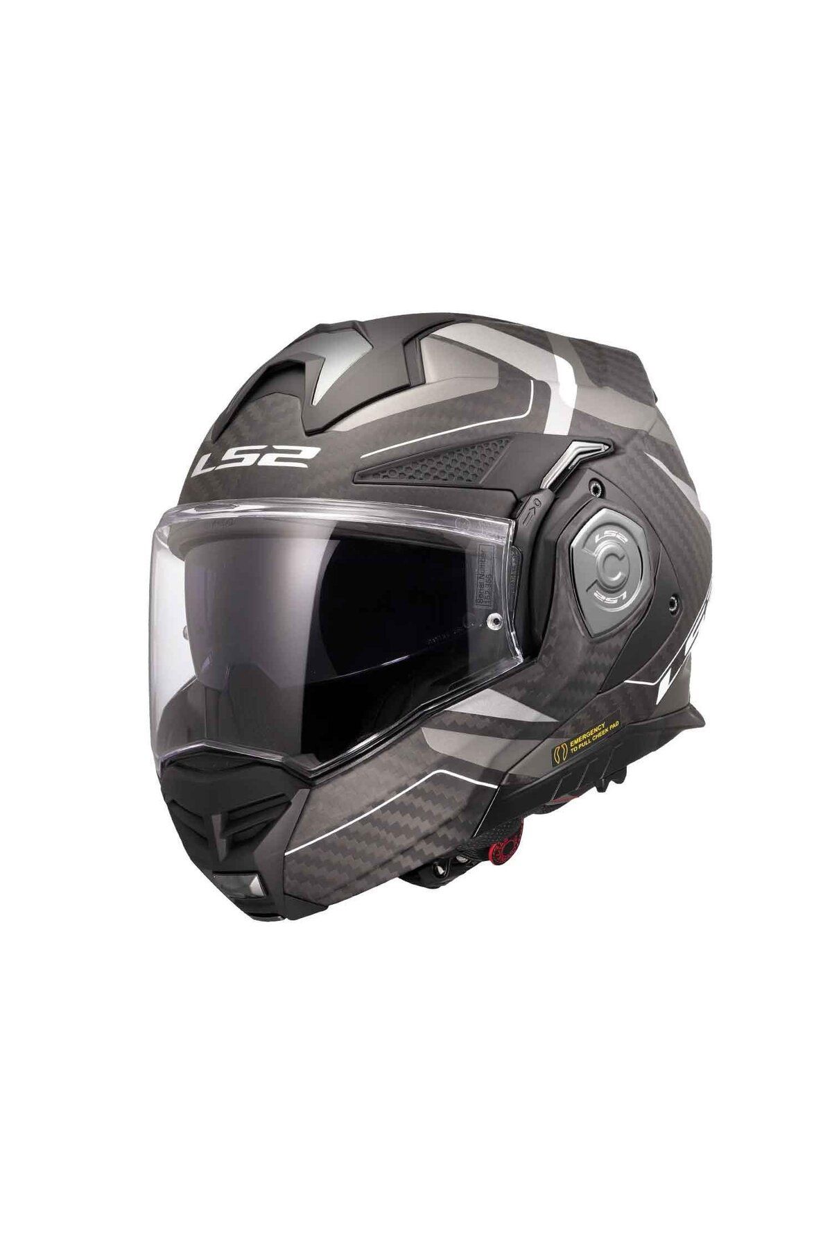 LS2 Advant X Karbon Horizon Çene Açılır Kask