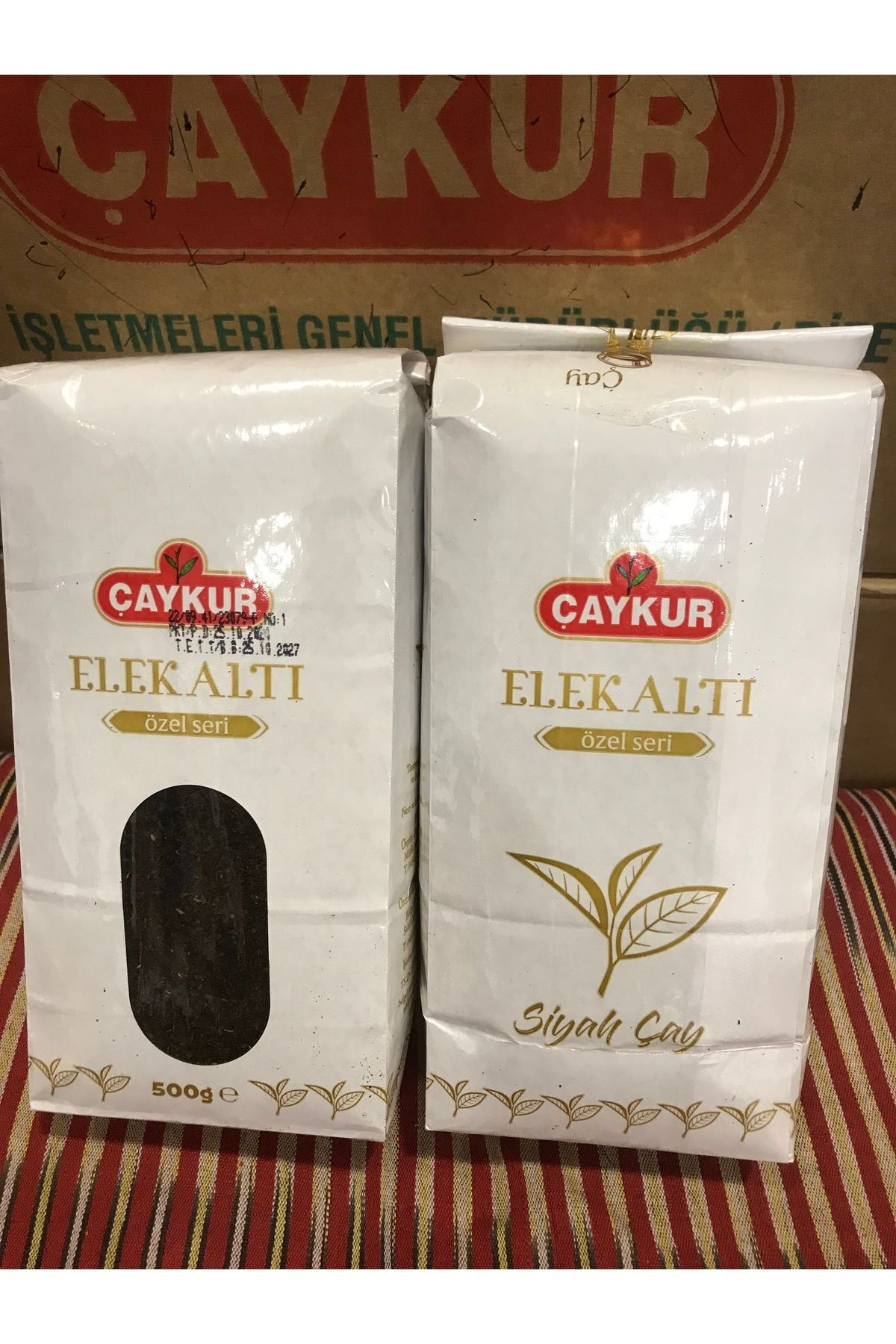 Çaykur Yeni Paket Elekaltı Çayı 500 Gr X 2 Adet