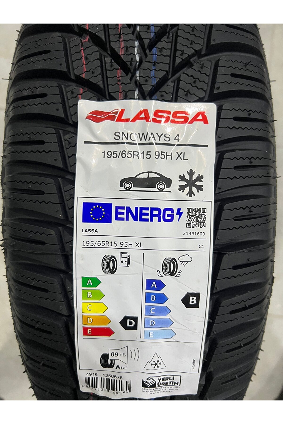 195/65R15 95H XL (SNOWAYS 4) 2024 KIŞ LASTİĞİ