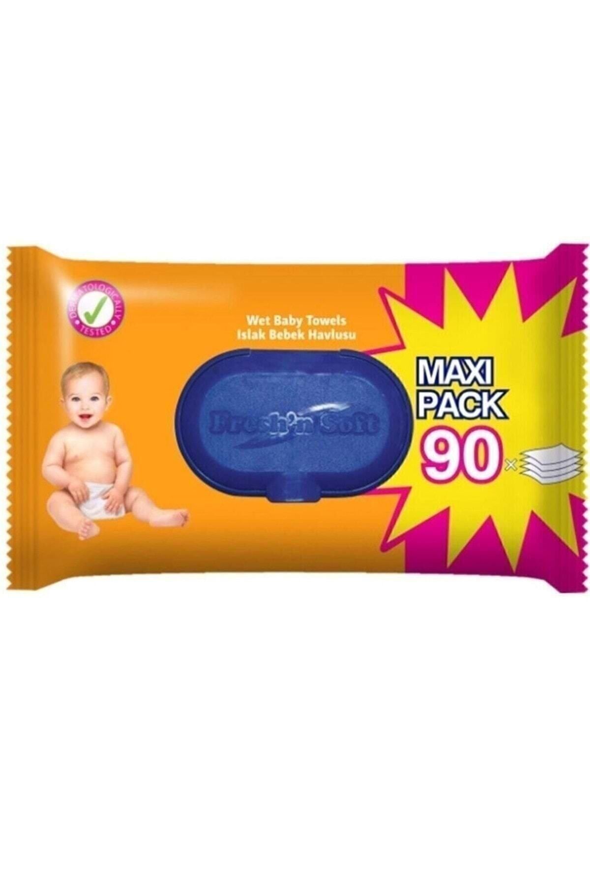 FRESHNSOFT Fresh'n Soft Islak Bebe Havlusu 90 Kapaklı X 24 Adet