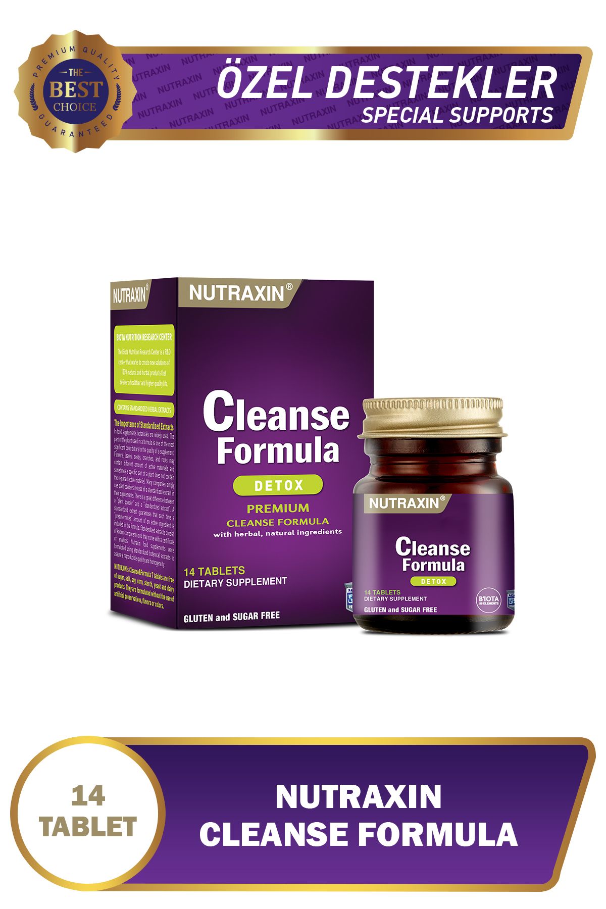 Nutraxin Cleanse Formula 7 Detox 14 Tablet