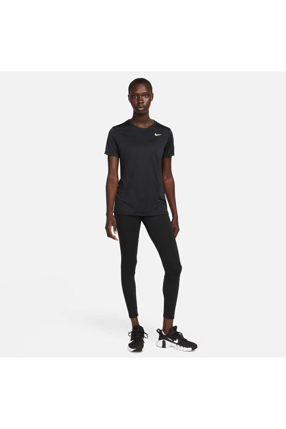 Nike W Dri-fıt Tee Rlgd Lbr Kadın Antrenman Tişörtü