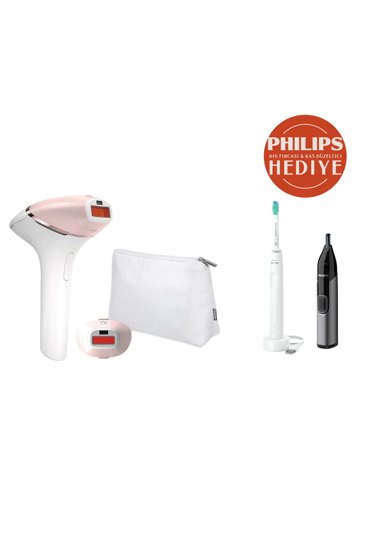 Lumea Cilt Tonu Ayarlı 250.000 den Fazla Atım Epilasyon Cihazı Kablolu Kablosuz Kullanım