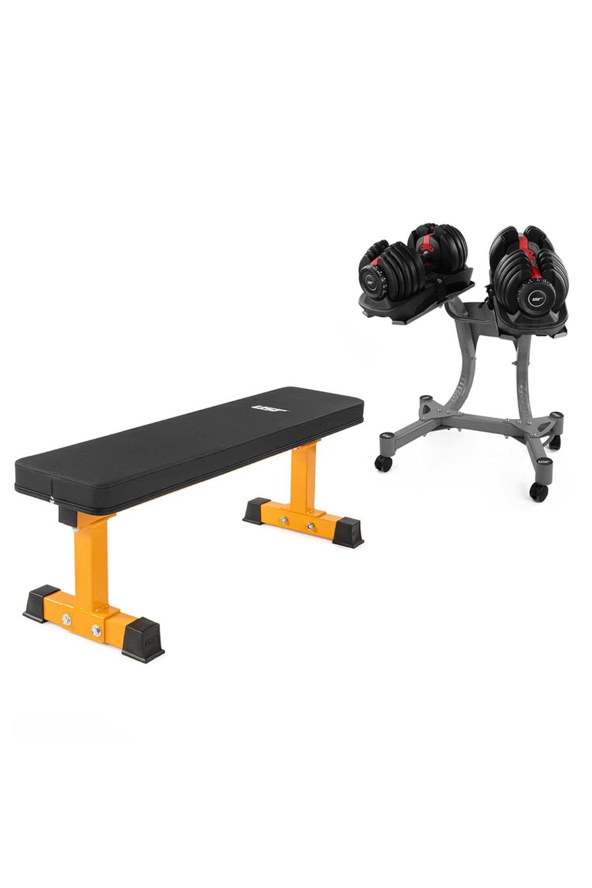 Usr Labranda-48 Düz Bench-2x24 Kg Dambıl Seti
