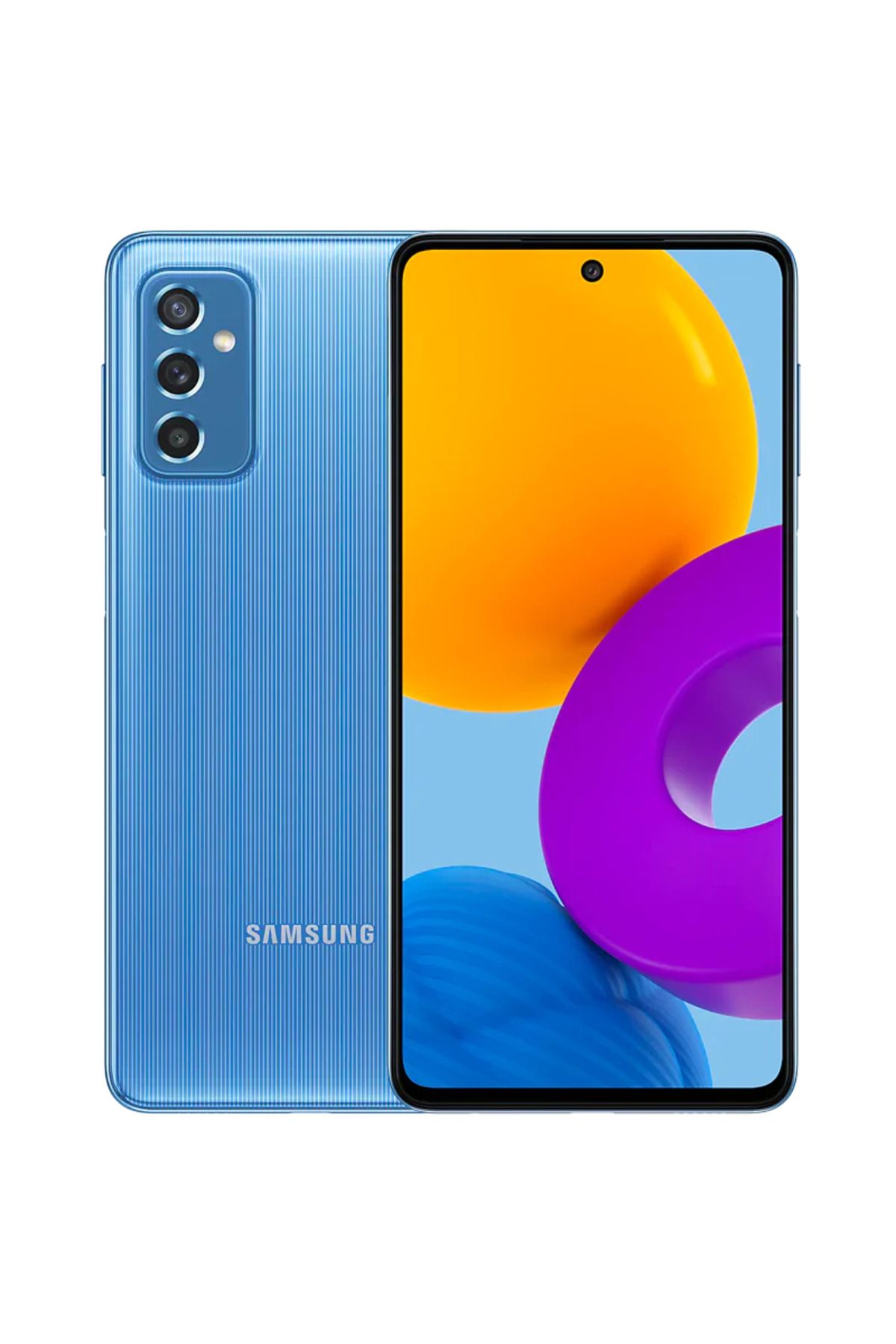Samsung Yenilenmiş Samsung Galaxy M52 128 GB Mavi Cep Telefonu (12 Ay Garantili) - B Kalite