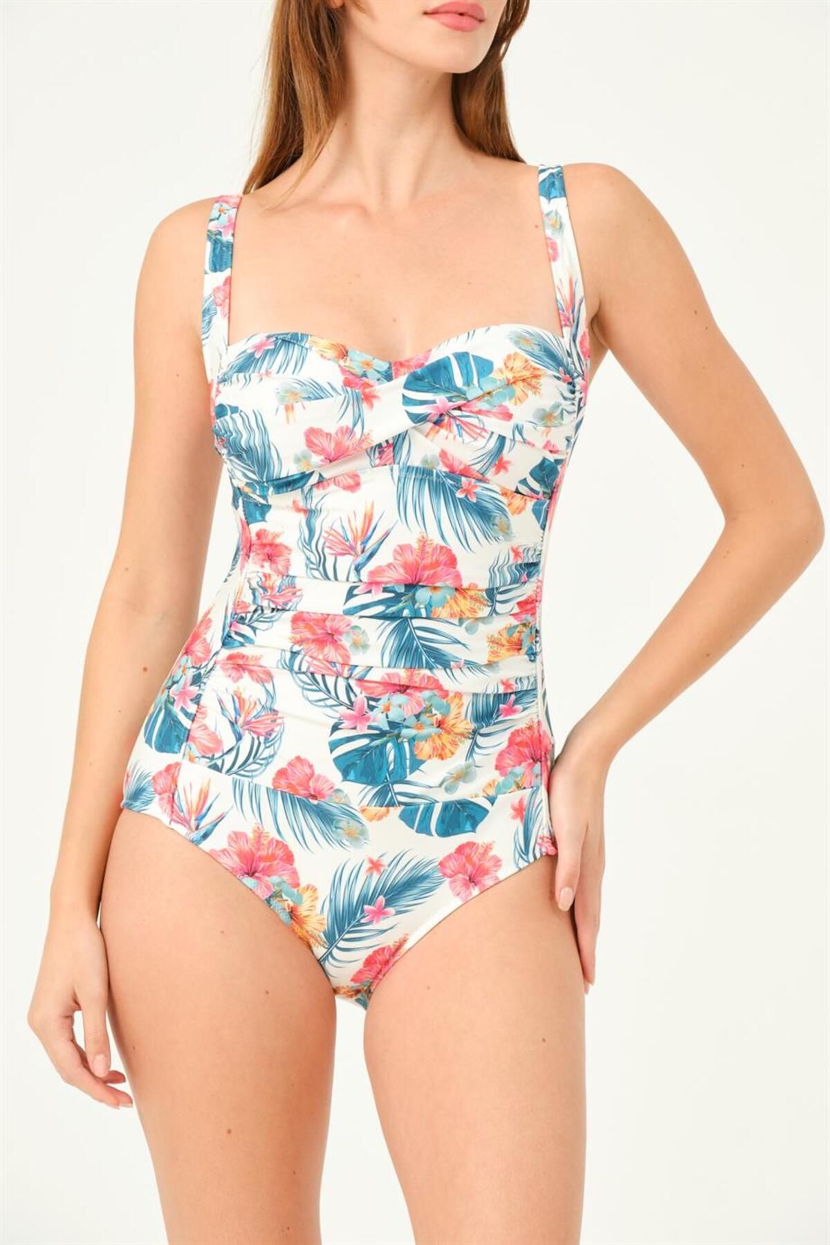 SAILOR moda Straplez Toparlayıcı Mayo
