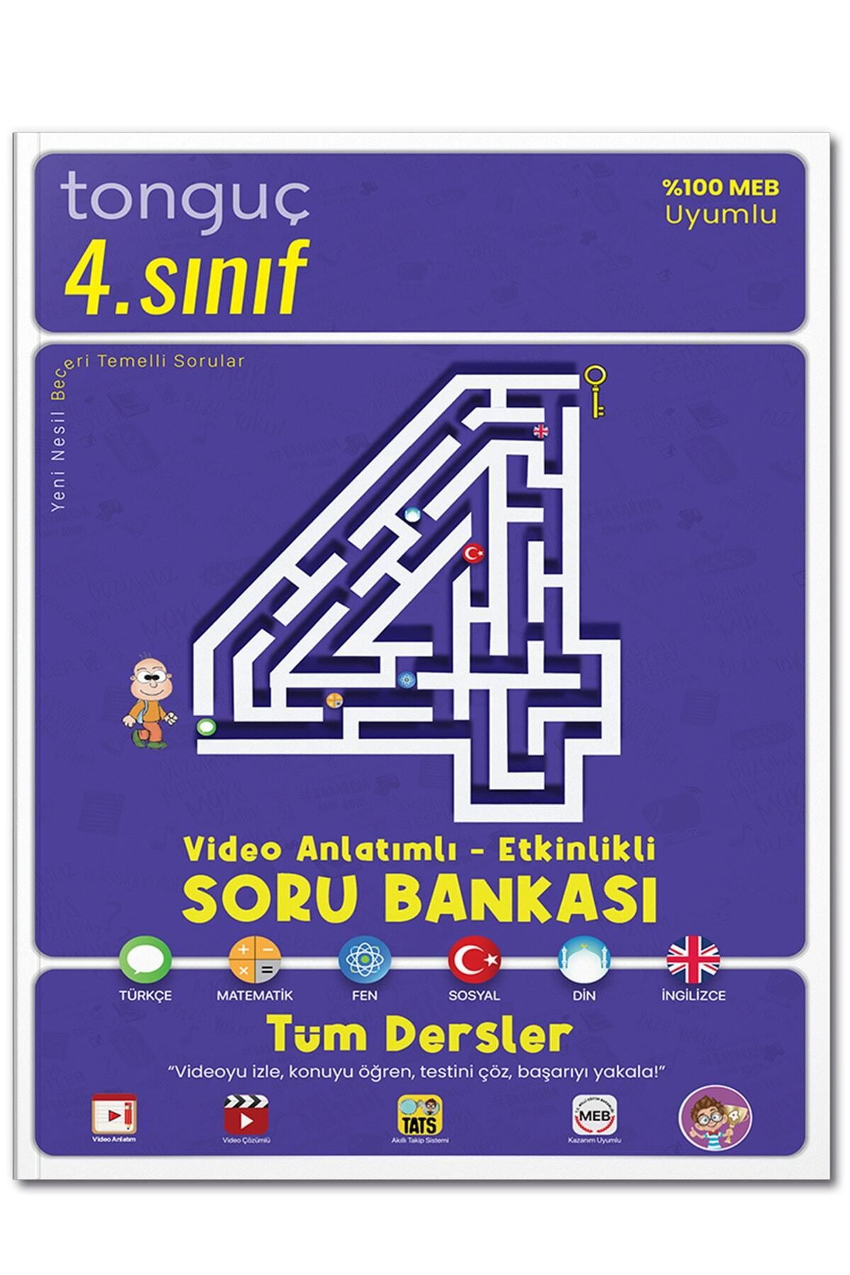 Tonguç Yayınları 4. Sınıf Tüm Dersler Video Anlatımlı - Etkinlikli Soru Bankası
