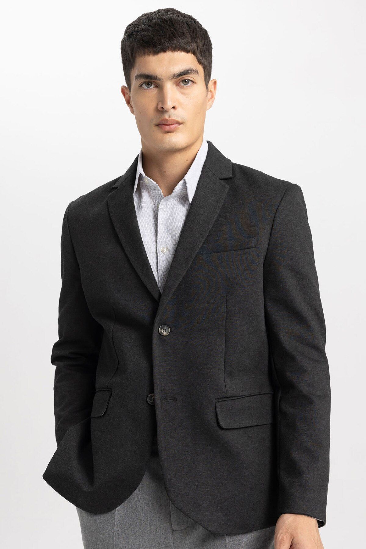 Defacto Modern Fit Ceket Yaka Düğmeli Blazer Ceket B0122ax23au