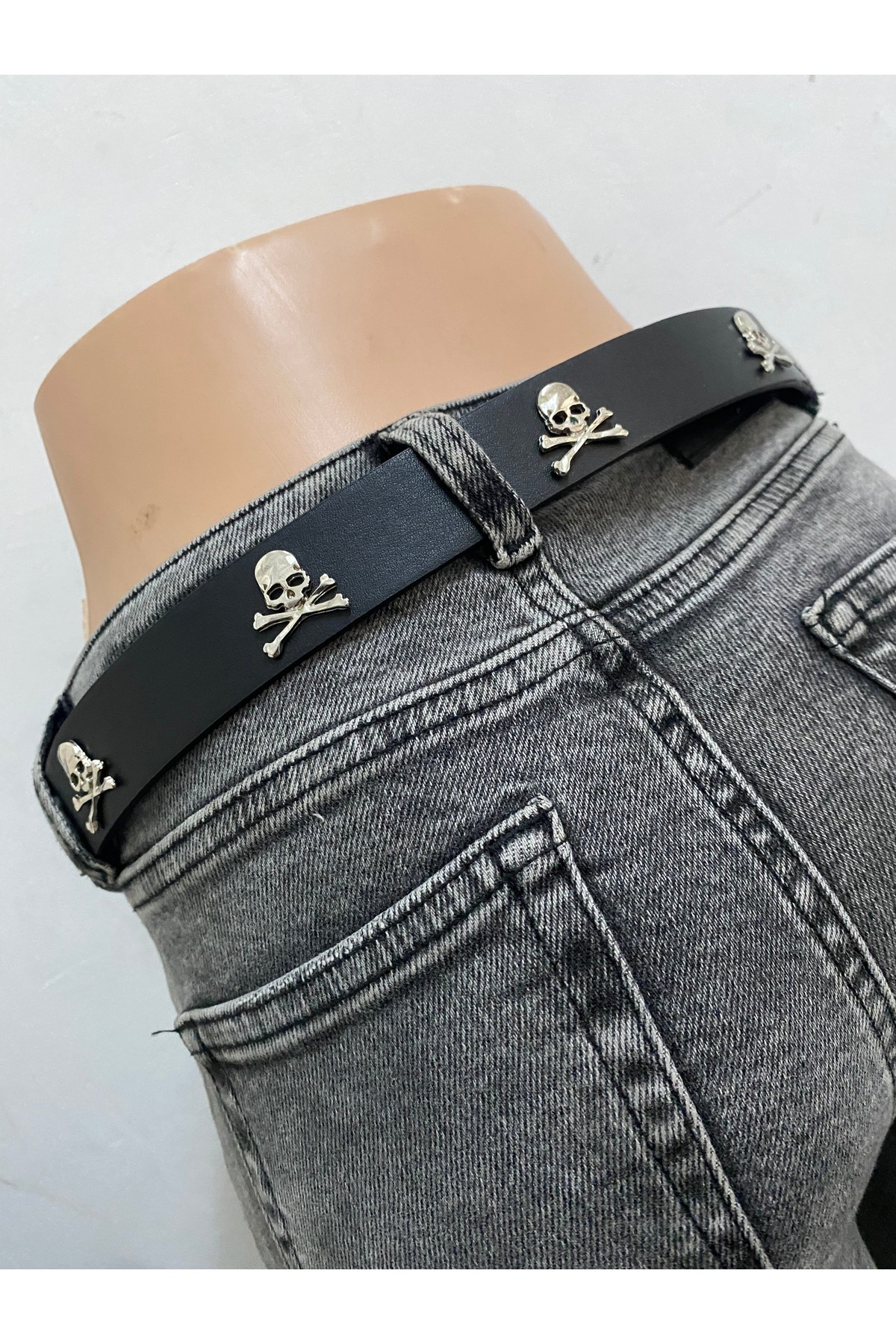 Aksabeltchokers 3.cm kurı kafalı kadın vintage  pantolon kemeri