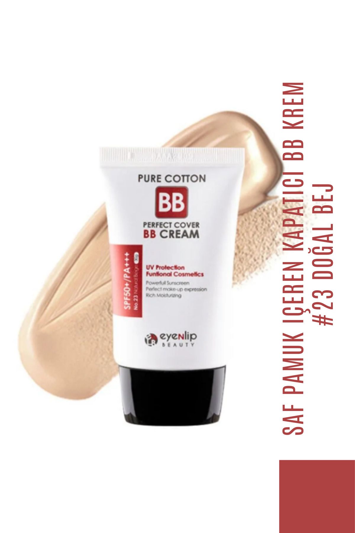 Eyenlip Beauty Saf Pamuk Içeren Kapatıcı Bb Krem 23 Doğal Bej