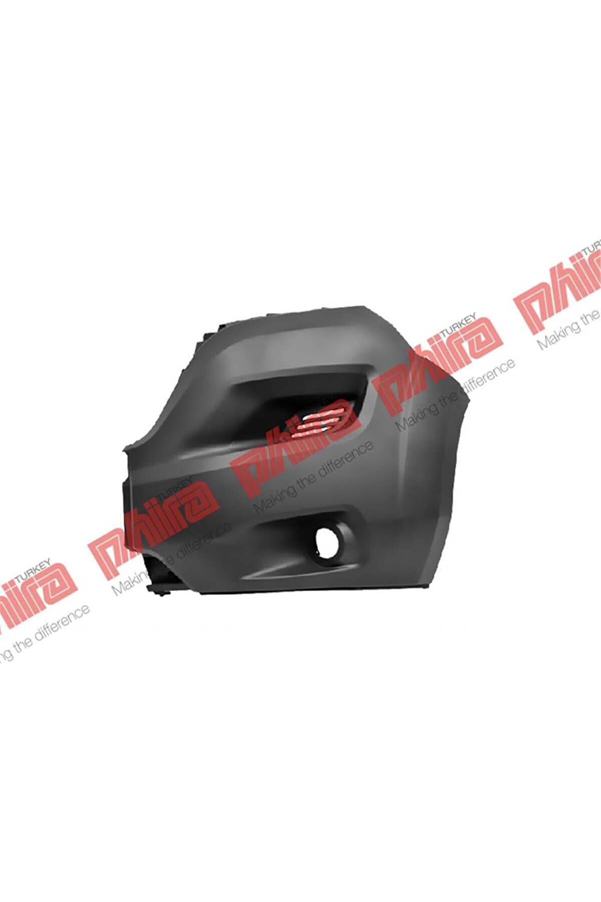 POLIPLAST OEM NO33735684868-1637293980-735749748 UYUMLU PEUGEOT BOXER 2014 TAMPON ÖN SOL SISLI SIYAH
