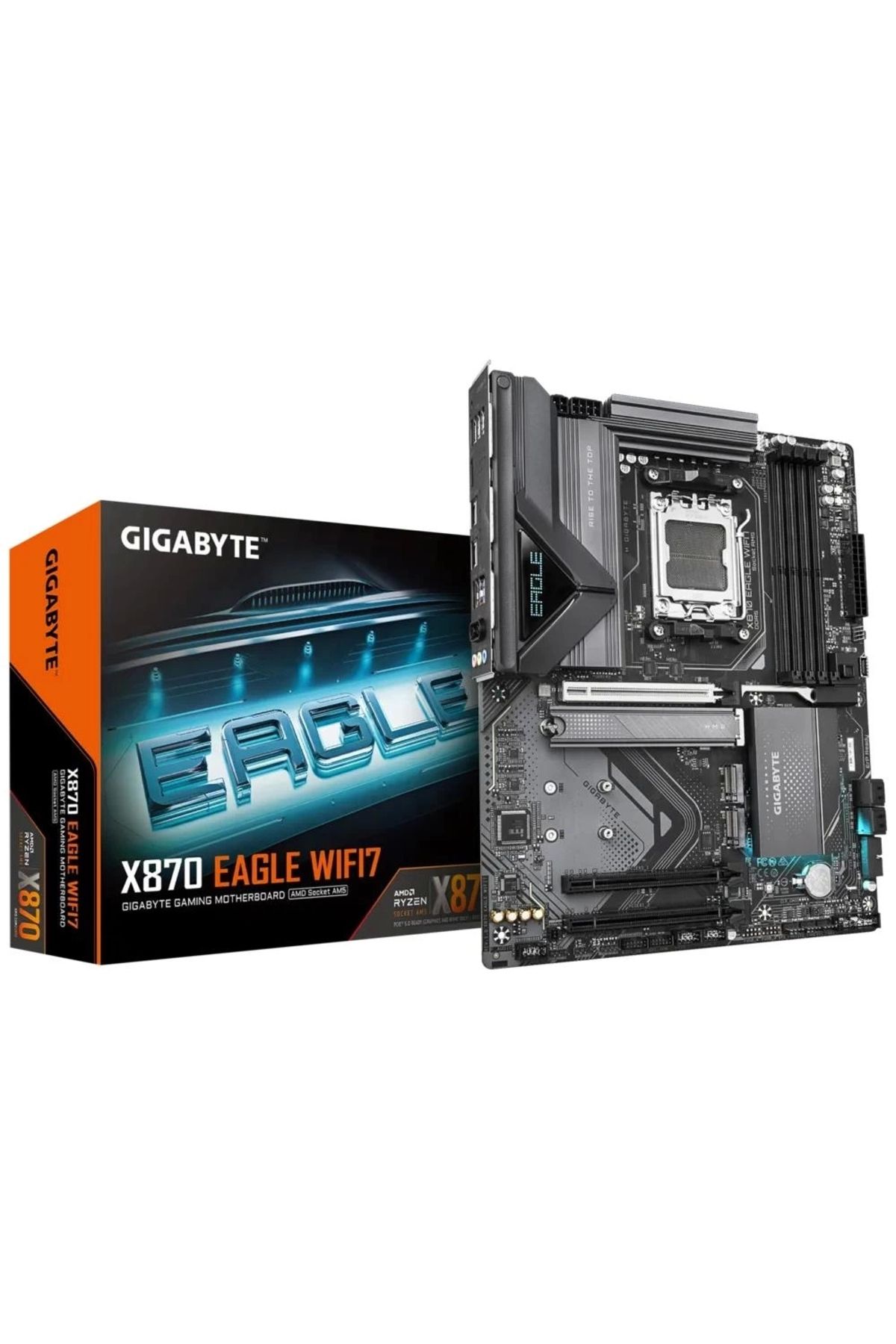 Gigabyte X870 Eagle Wifi 7 Ddr5 8000mhz (OC) Rgb M.2 Am5 Atx Anakart