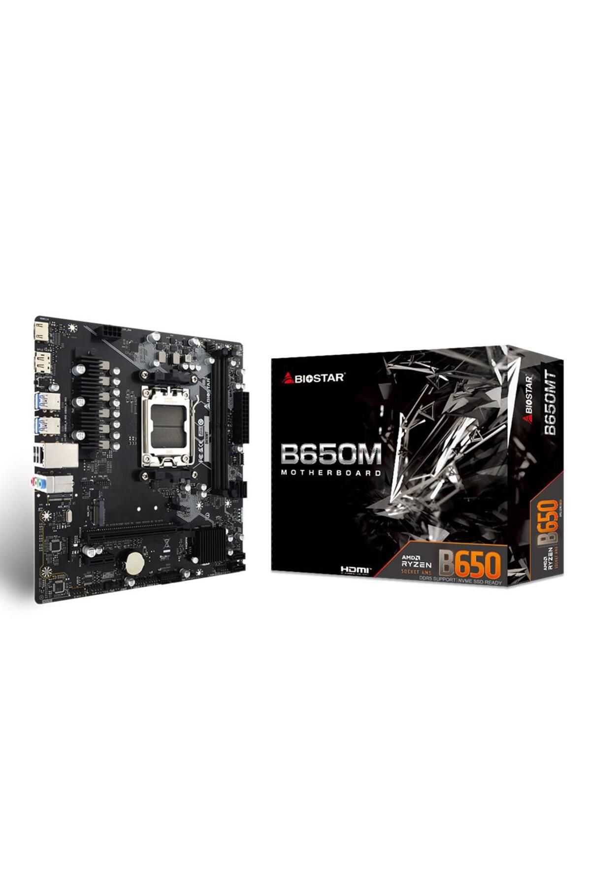 Biostar B650mt Ddr5 6000mhz S V Gl Am5 Micro Atx Anakart
