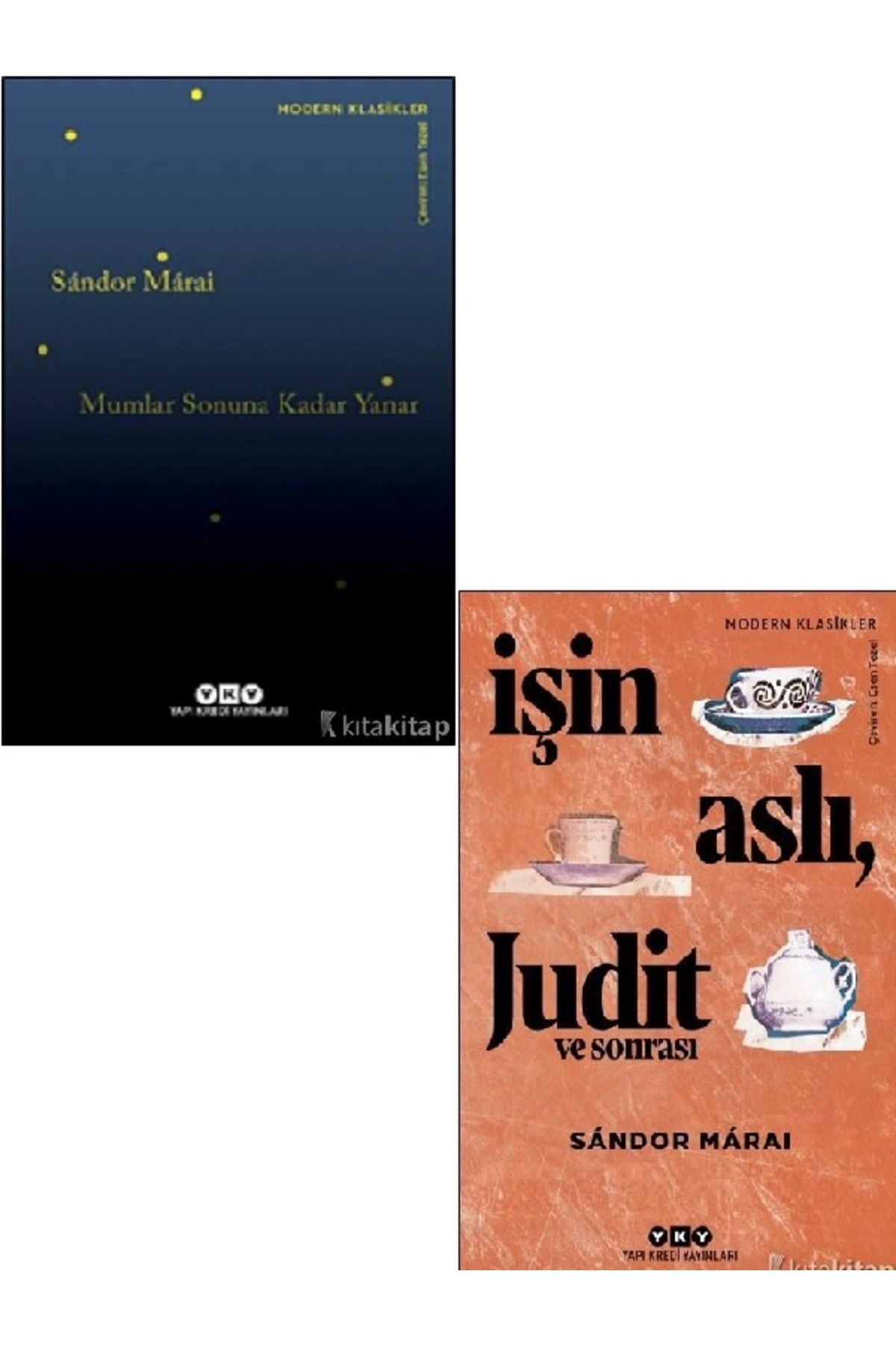 Destek Yayınları Mumlar Sonuna Kadar Yanar-İşin Aslı, Judit ve Sonrası-Sandor Marai 2 KİTAP ( ÜCRETSİZ KARGO )