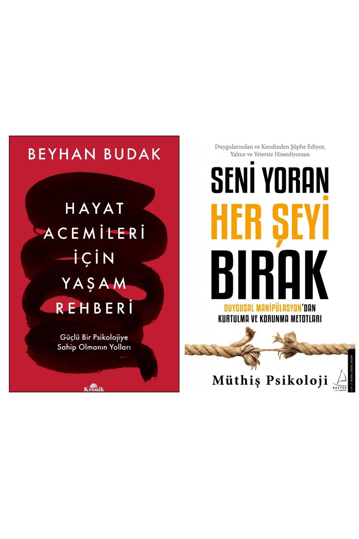 Kronik Kitap Hayat Acemileri İçin Yaşam Rehberi+Seni Yoran Her Şeyi Bırak