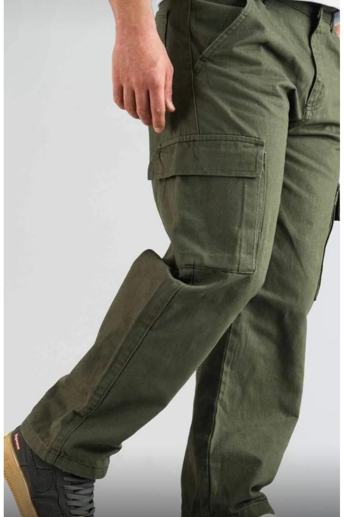 Serseri Jeans Erkek baggy kargo pantolon