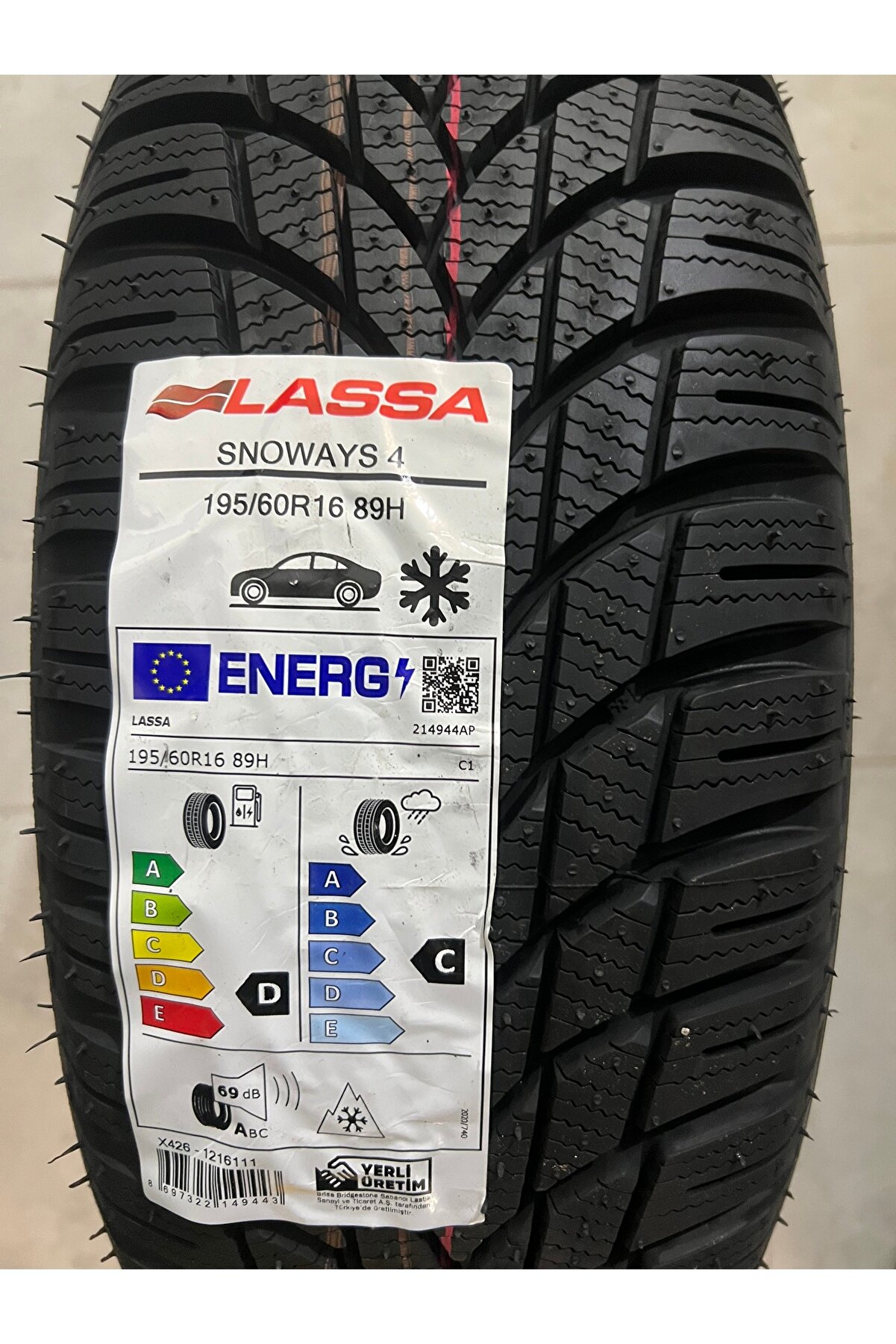 / 195/60R16 (SNOWAYS 4) KIŞ LASTİĞİ 2024