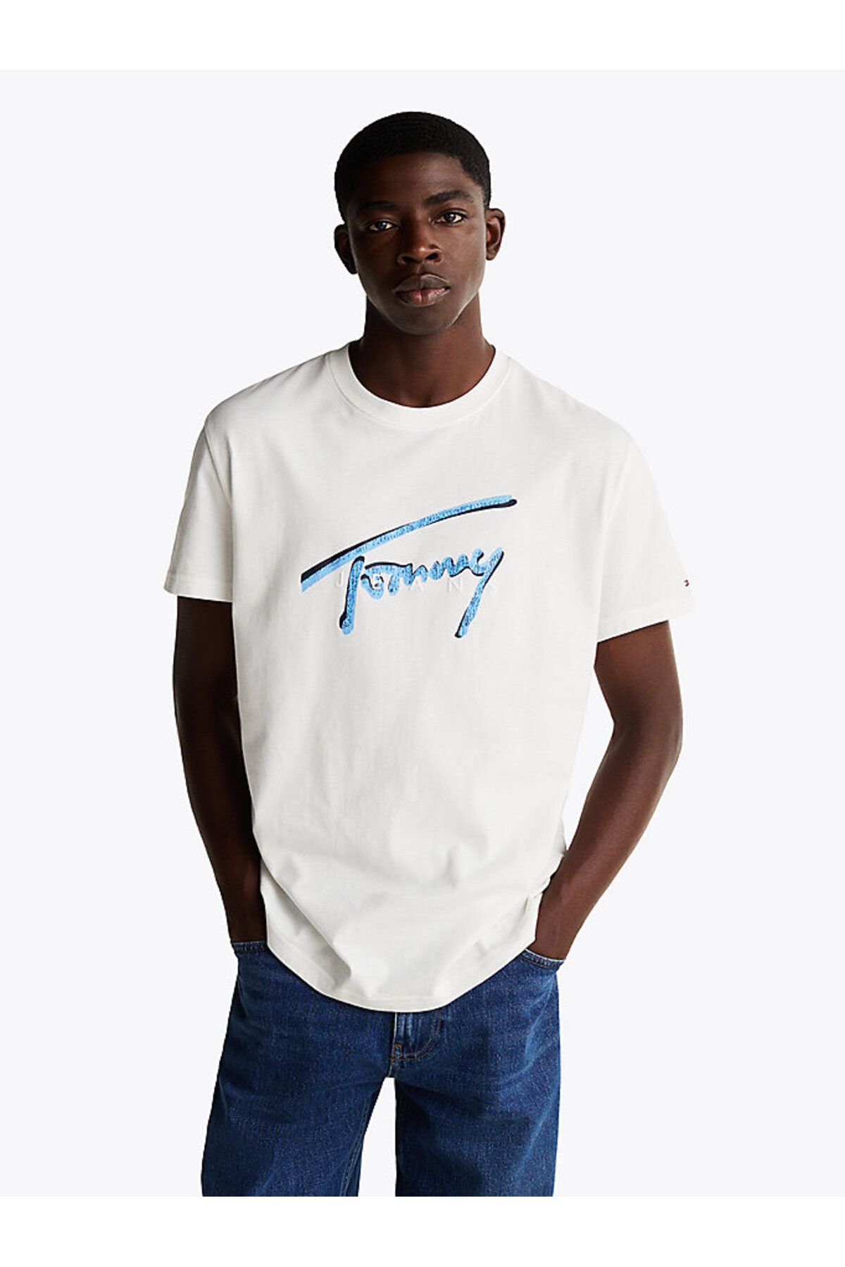 Tommy Hilfiger TJM REG RWB SIGNATURE TEE
