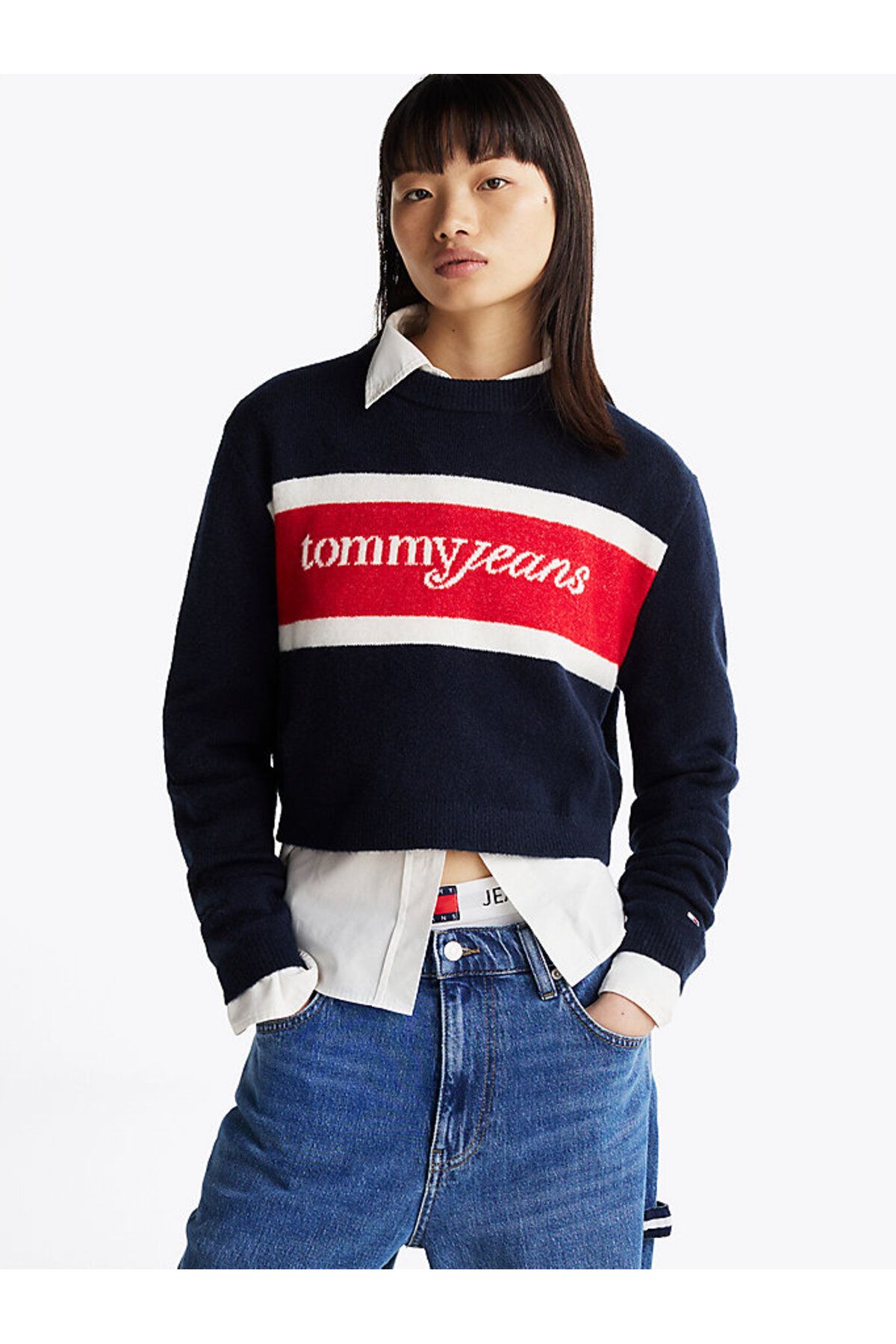 Tommy Hilfiger TJW SCRIPT CBLK SWEATER