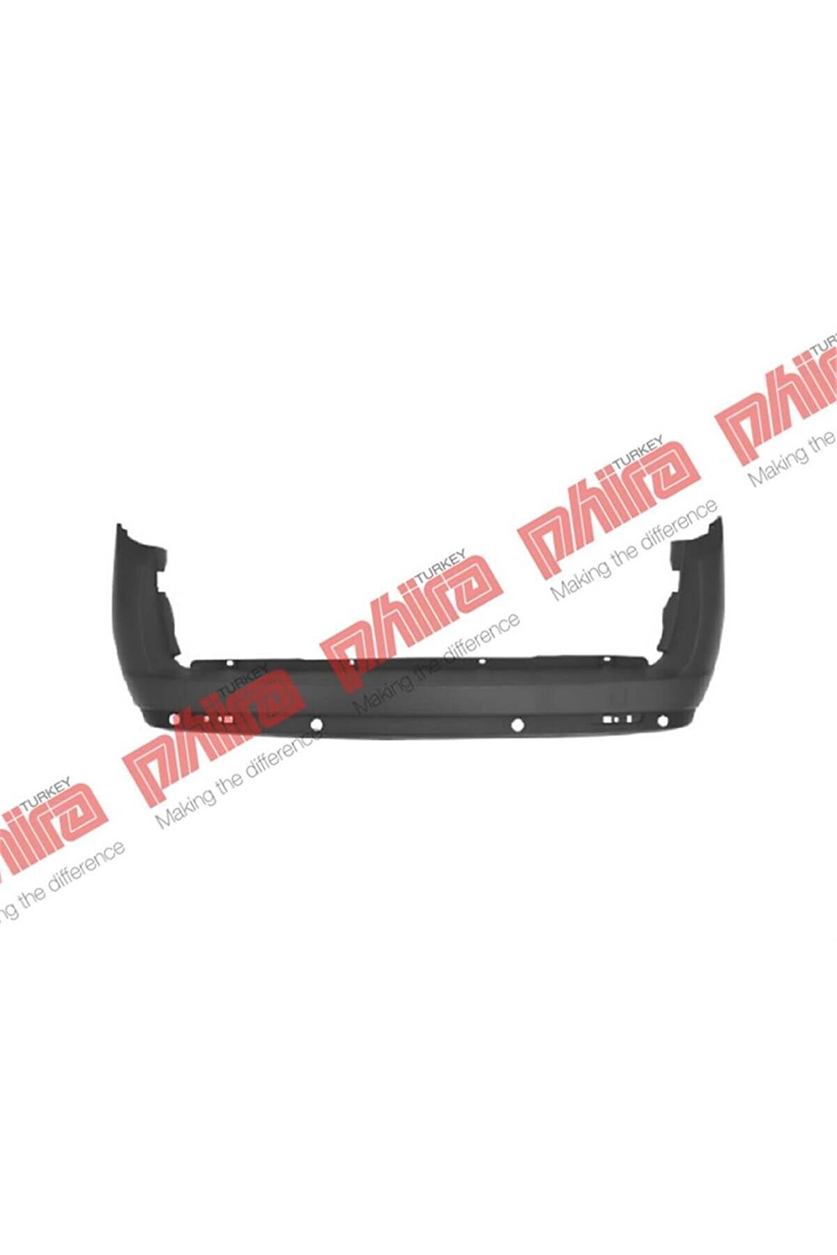 POLIPLAST OEM NO204735512761-95513295-1404488 UYUMLU FIAT DOBLO 2015 TAMPON ARKA  ASTARLI DELIKLI TIP