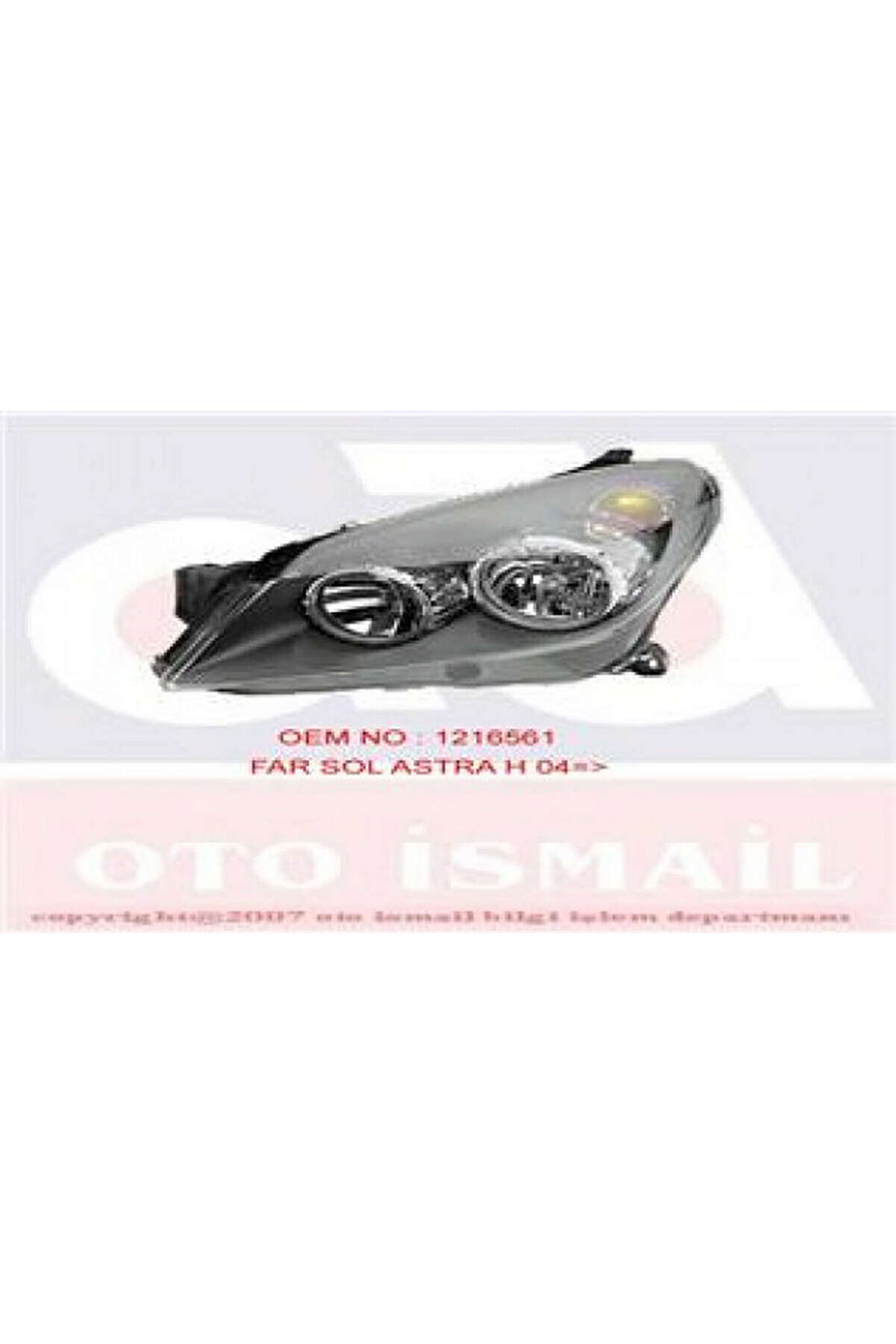 FAR128SİNYAL SOL ASTRA H 03/04-(ELEKTRİKLİ)(H7128H1)(SİYAH) YKTSN