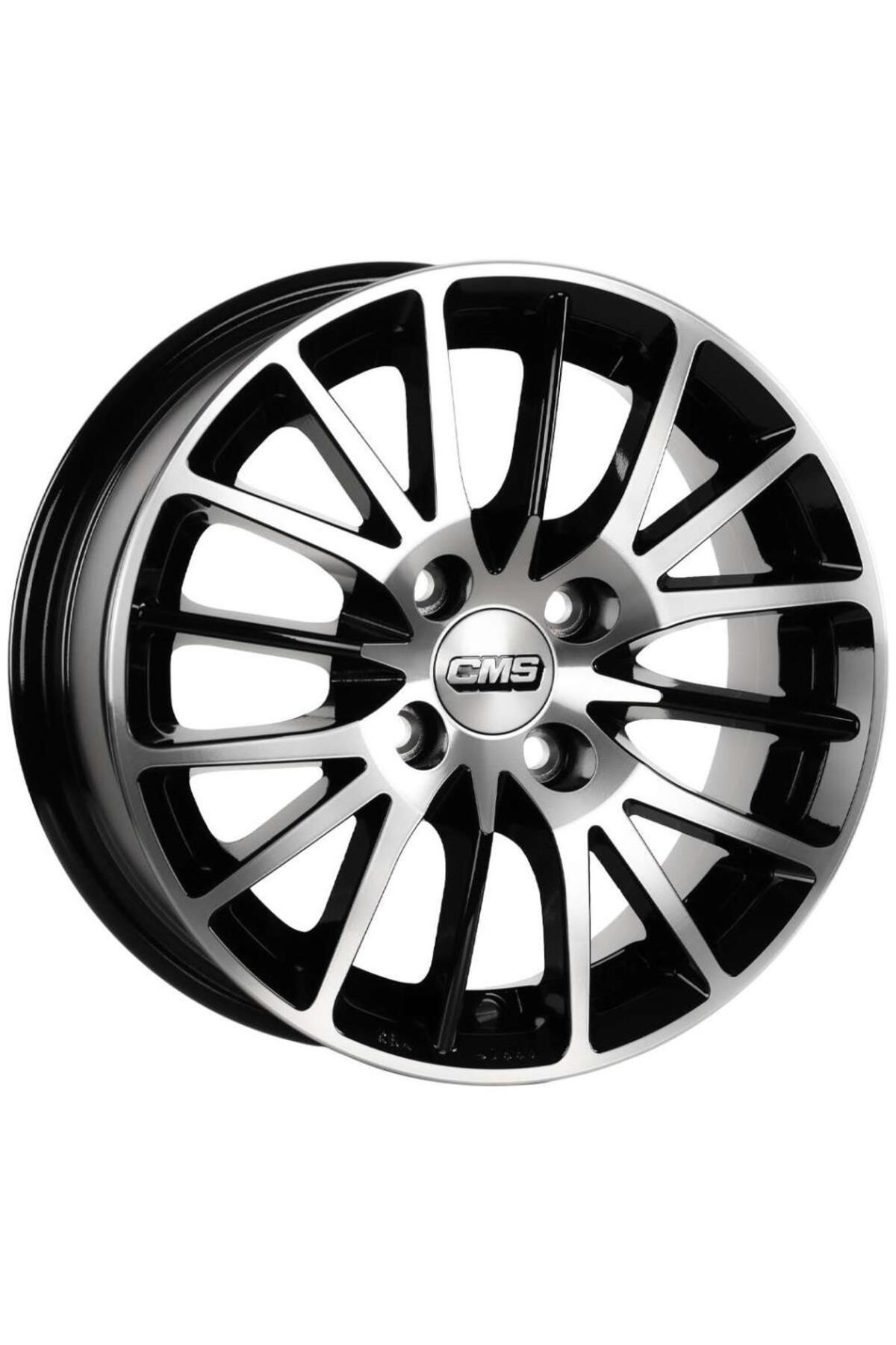 CMS -456-04 6.0x14"-4x100 Et35 67.2 Diamond Black Gloss Jant (4 ADET)
