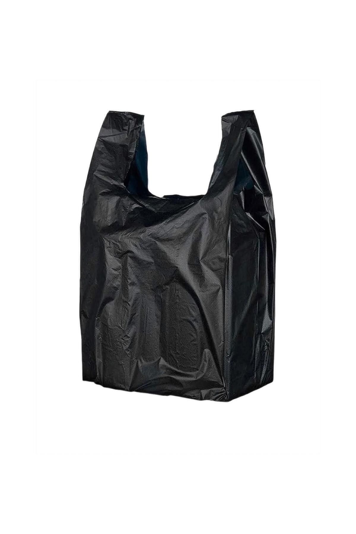 Genel Markalar Siyah Poşet Büyük Boy 1 Kg Hışır Atlet Poşet Market Manav Poşeti Çöp Poşeti