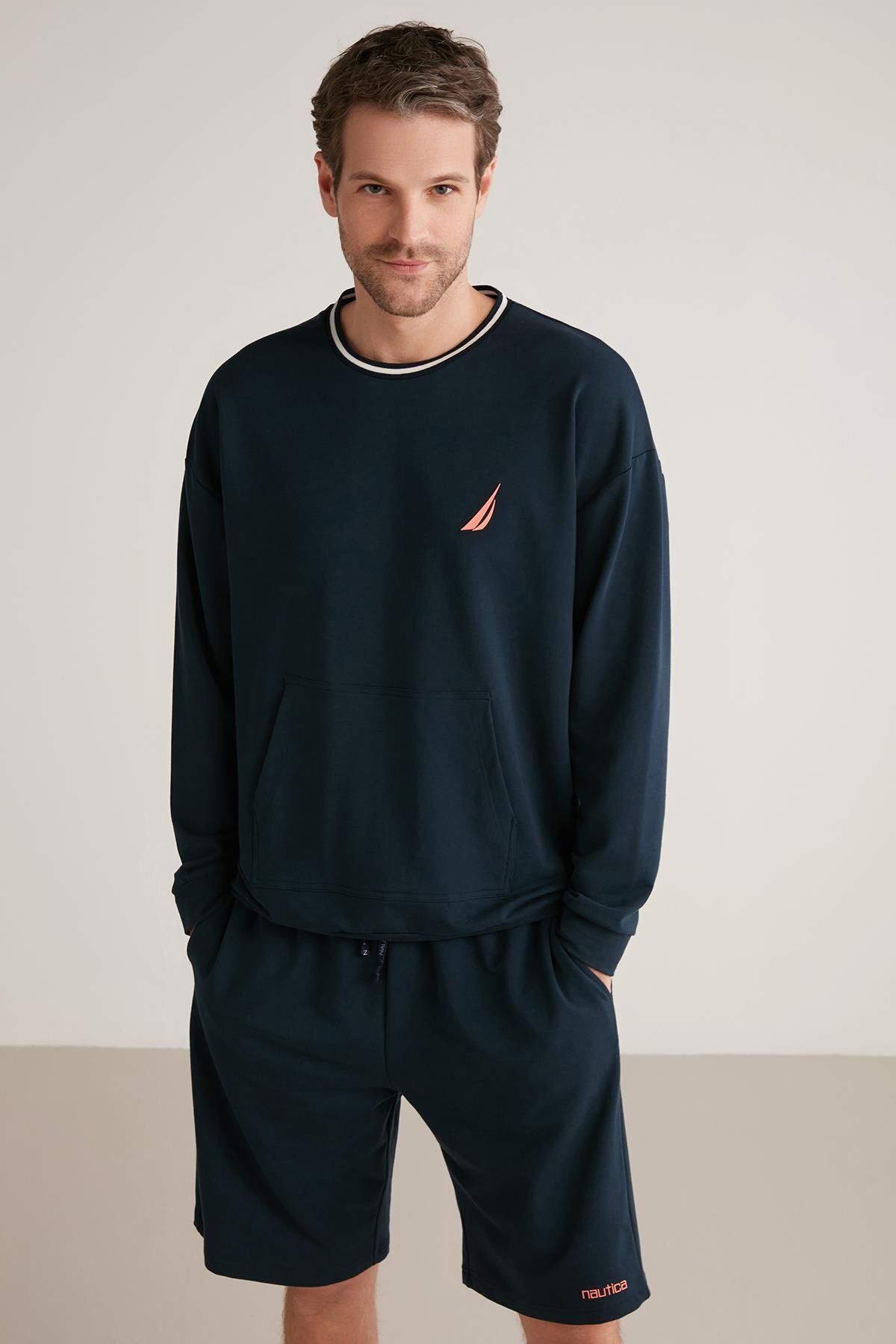 Nautica Tişört ve şort pijama takımı -M604