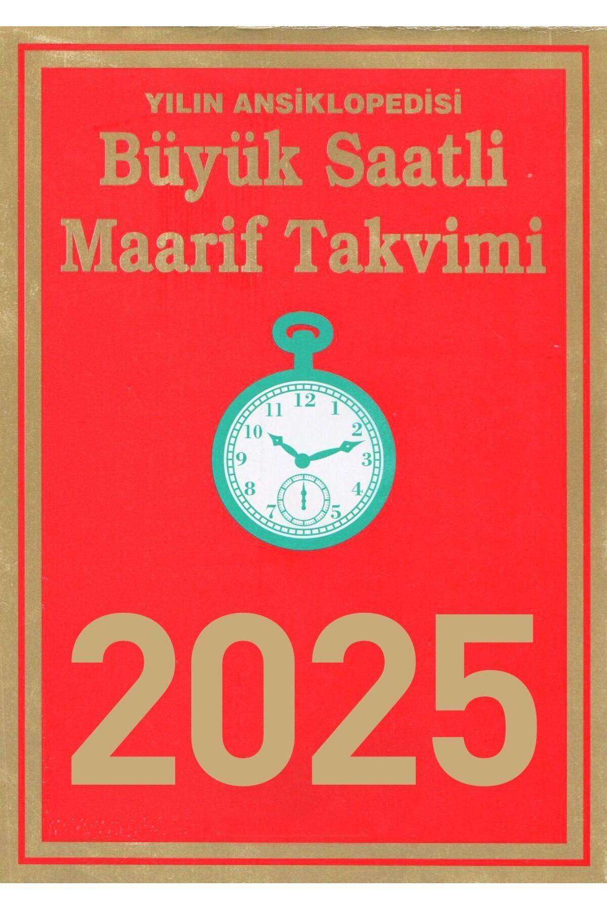Genel Markalar 2025 Yılı Büyük Boy Takvimi 11.5x16cm