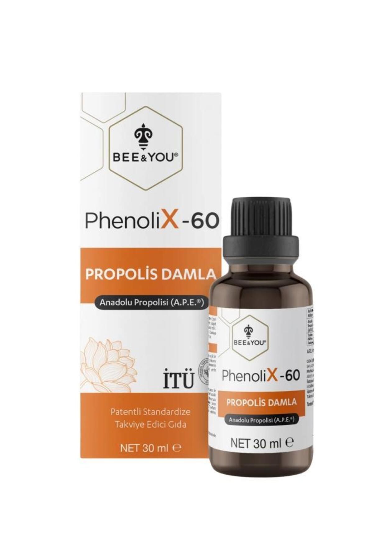 Bee'o Up BEE & YOU PhenoliX-60 Propolis Damla 30 ml
