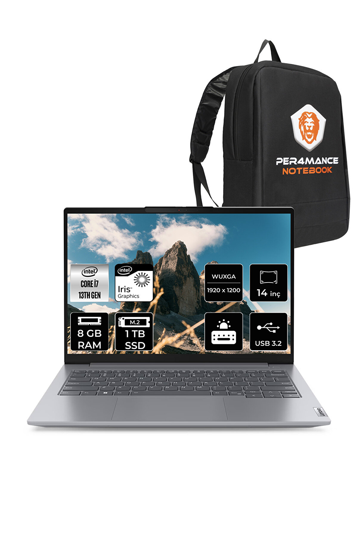ThinkBook 14 G6 i7 13700H 8GB DDR5 1TB SSD 14'' FHD19 FDOS Dizüstü Bilgisayar _19 PER4 ÇANTA