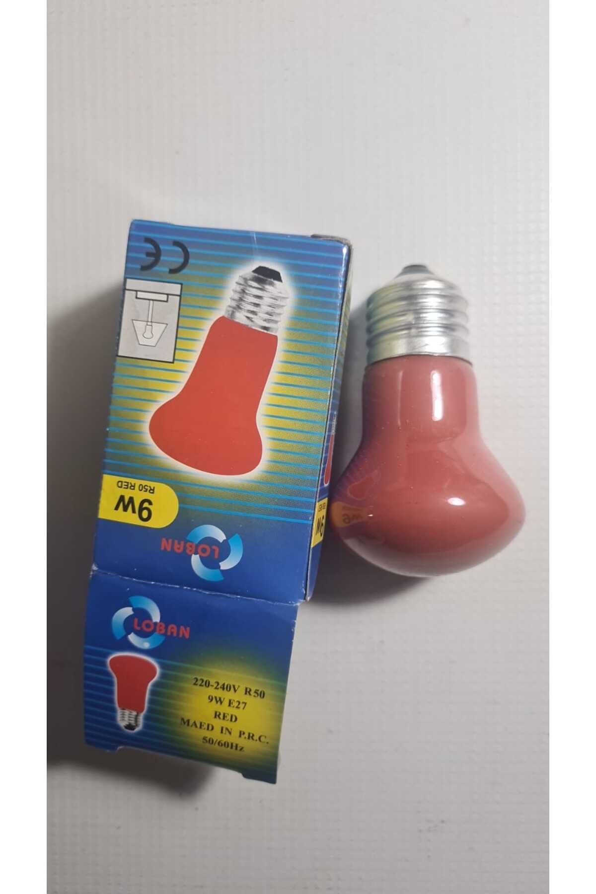 LOBAN gece ampul lamba kırmızı