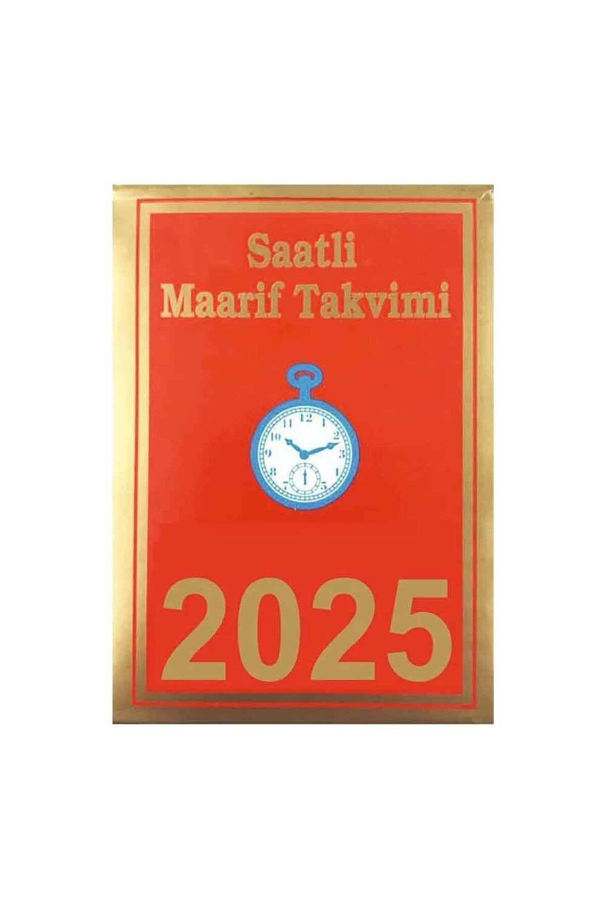 Genel Markalar Saatli Maarif Takvimi Küçük Boy 2025 Yılı Görselli Posterli 11,5 X 16 Cm Ebat