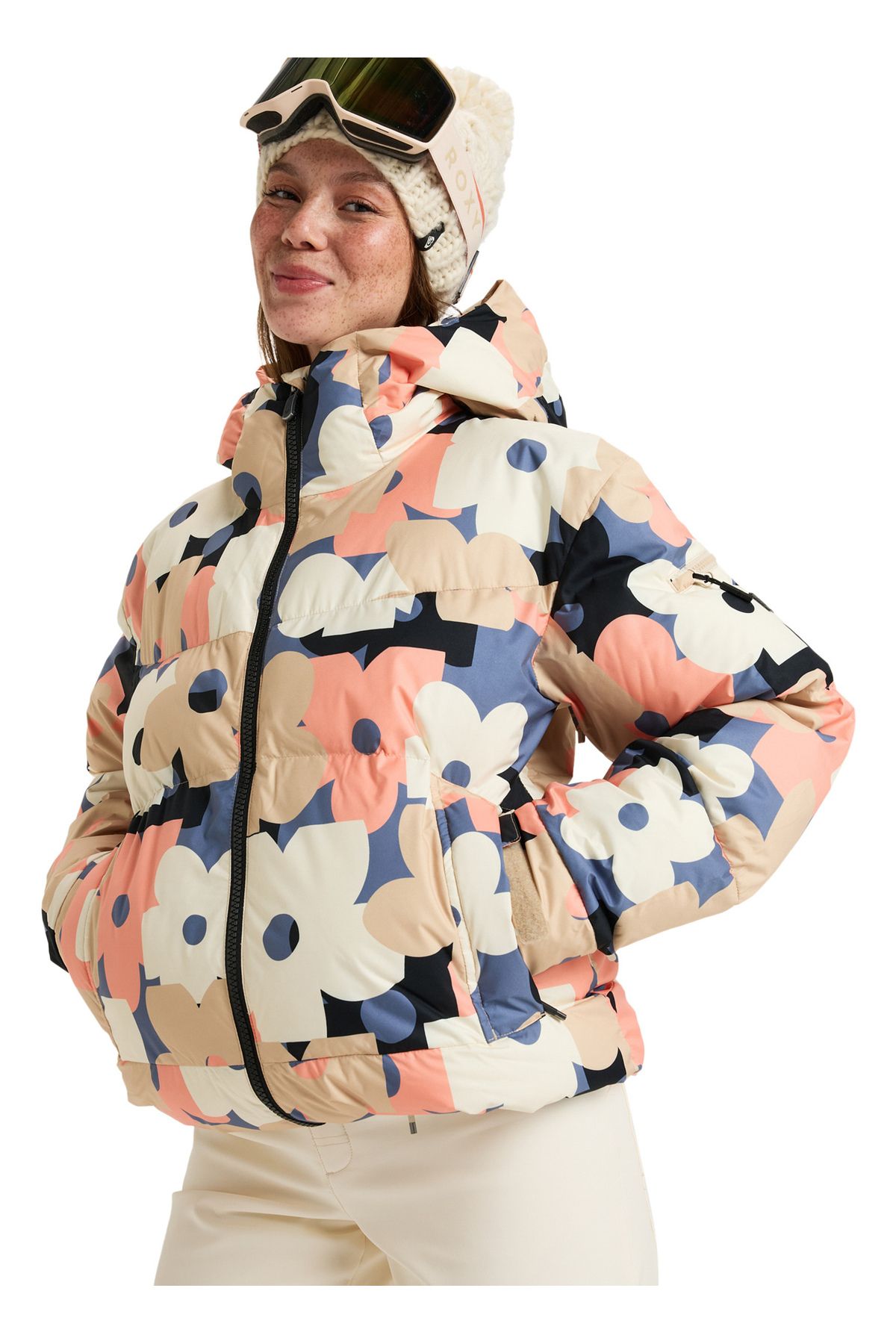 Quiksilver Çok Renkli Kadın Kayak Montu ERJTJ03470ALOFTED PUFFY JK