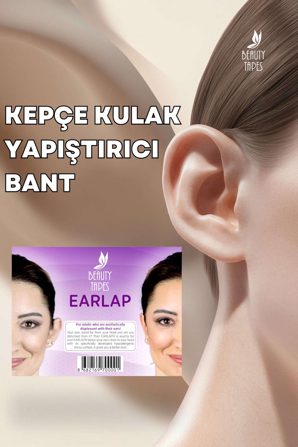 Beauty Tapes Earlap Kepçe Kulak Bandı
