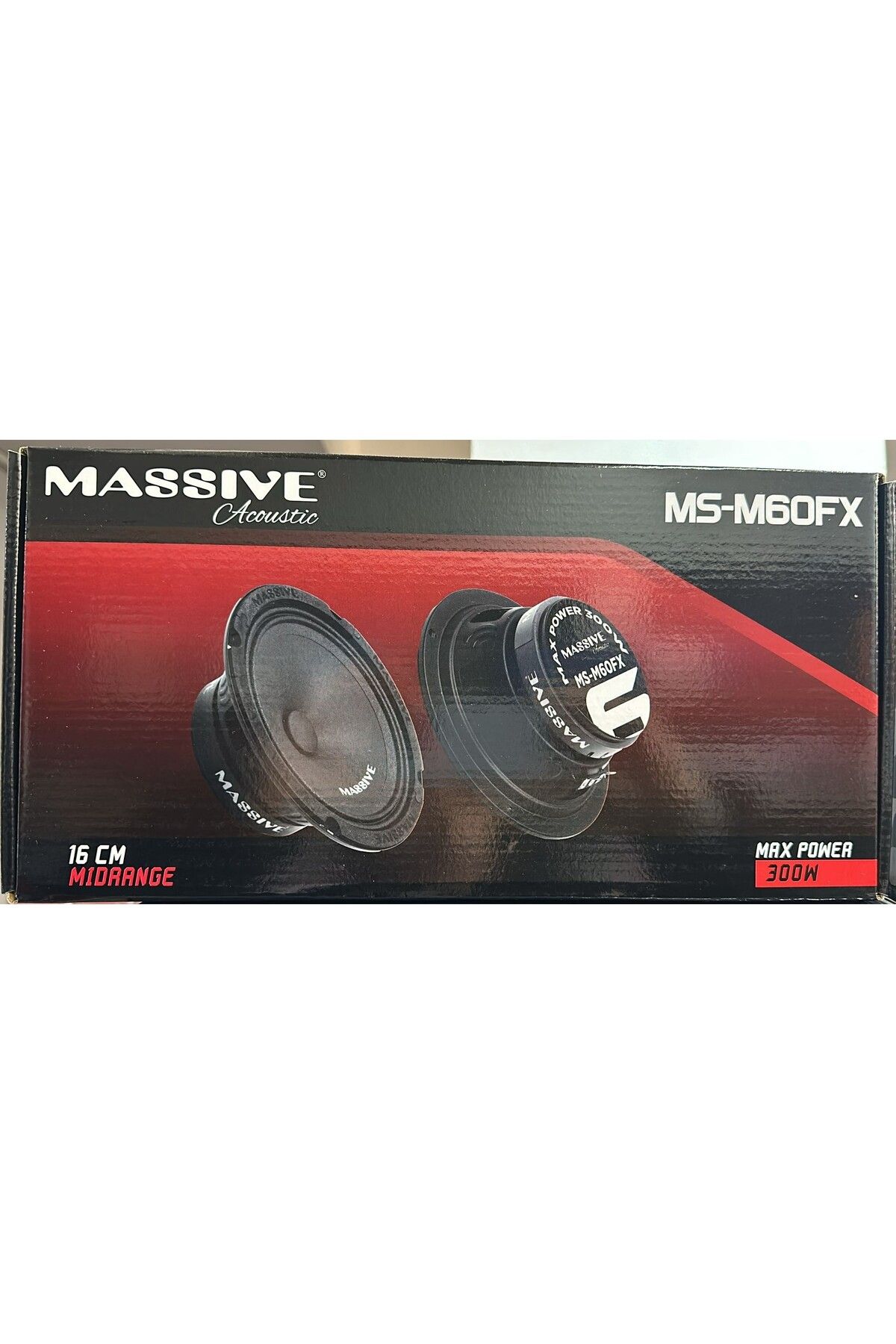 Massive MS-M60FX 16 CM MİDRANGE 300 WATT MAXİMUM POWER ÇİFT FİYATIDIR 120 WATT RMS