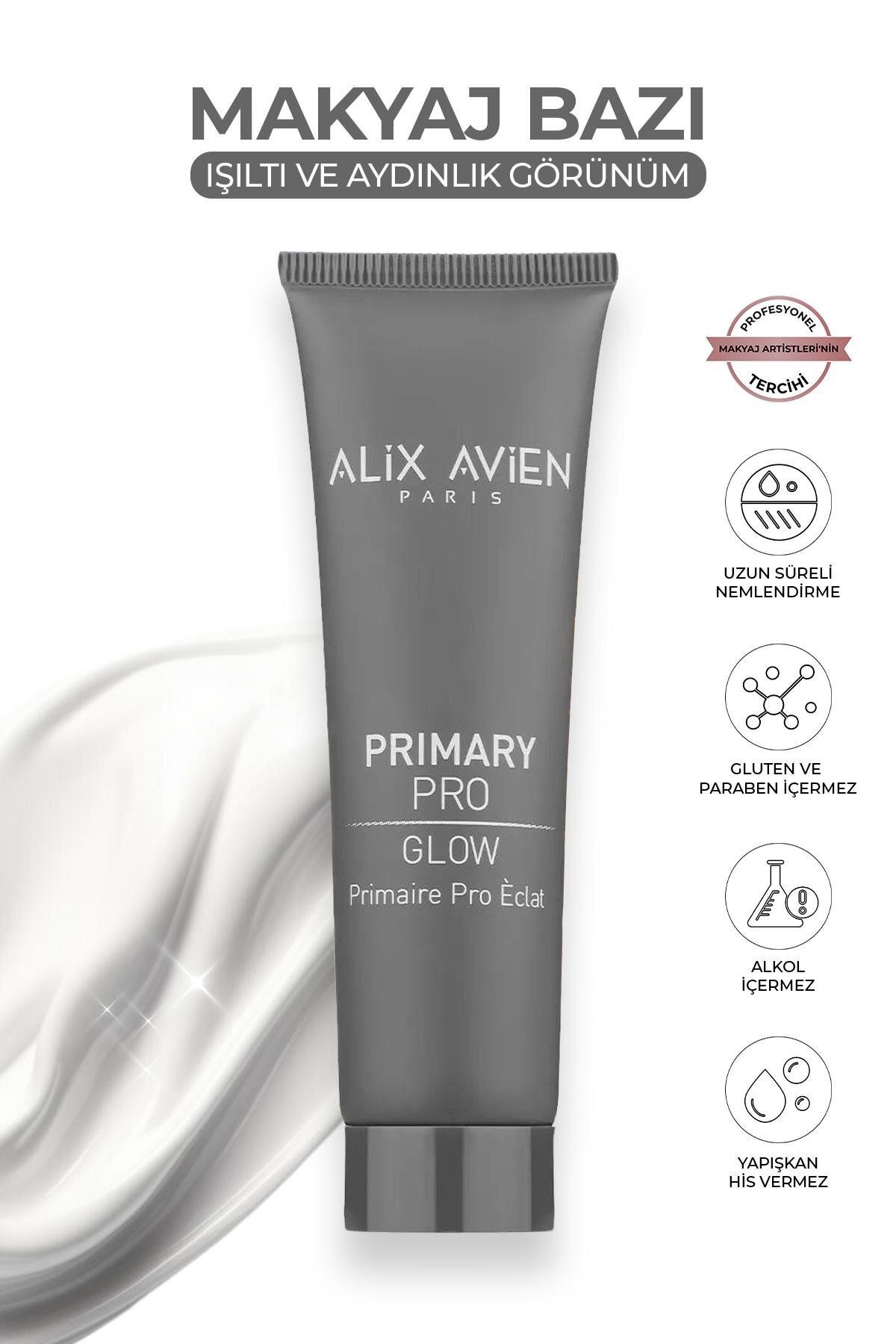 Alix Avien Işıltı Ve Aydınlık Görünüm Sağlayan Nemlendirici Etkili Makyaj Bazı - Primary Pro Glow