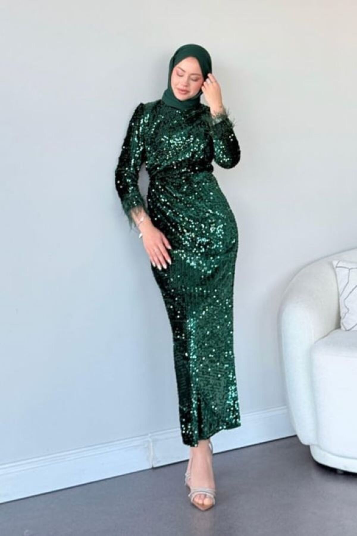Sezi Moda Giyim Berlin Kadife Abiye