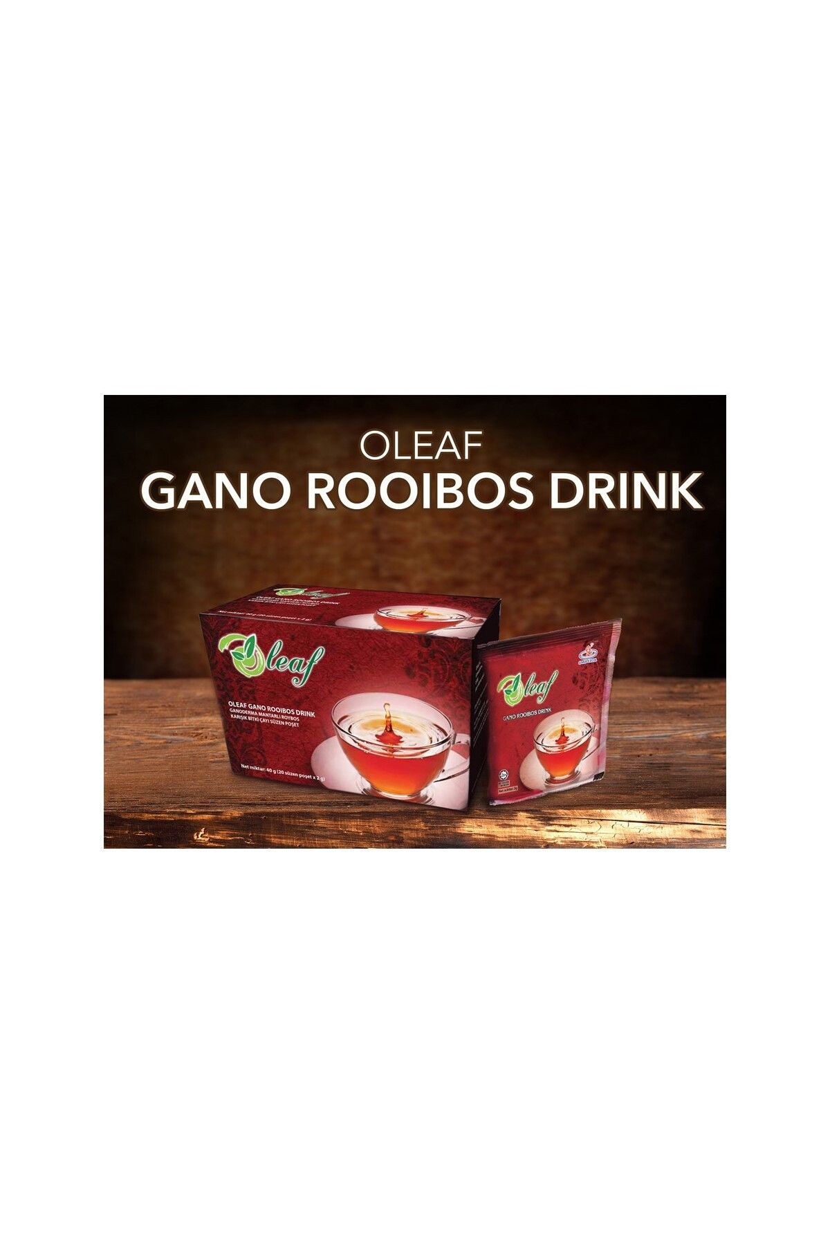 Gano Ganoderma Mantarlı Roybos Karışık Bitki Çayı Süzen Poşet