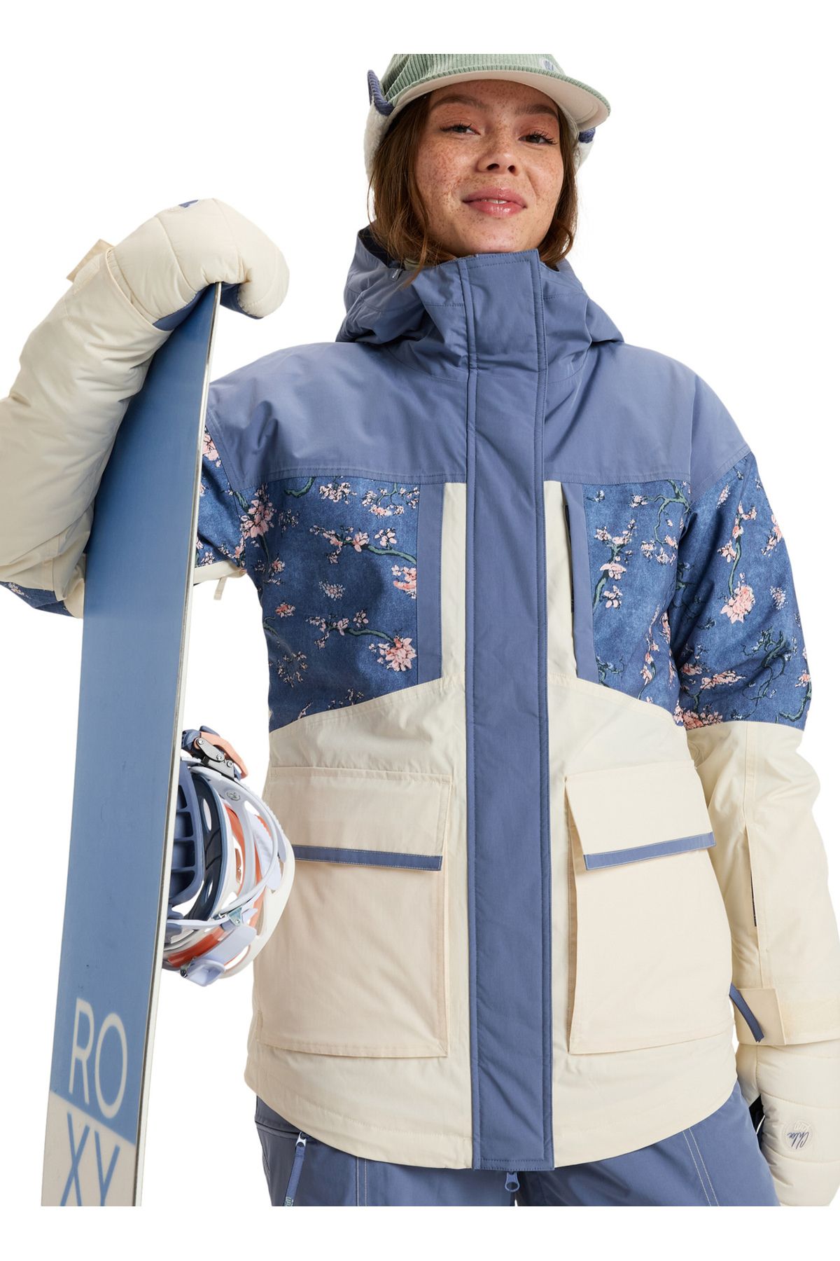 Quiksilver Çok Renkli Kadın Kayak Montu ERJTJ03473CHLOE KIM PARKA JK