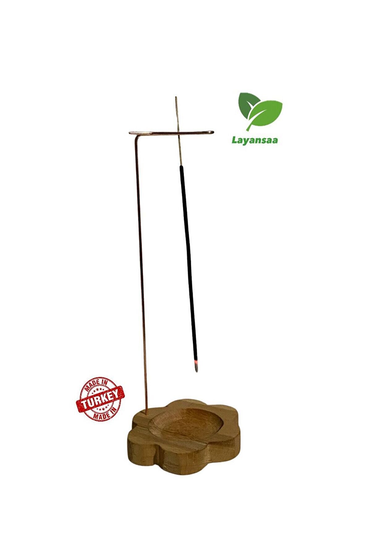 Layansaa Desenli Ahşap Tütsülük - Stilinizle Döşenmiş