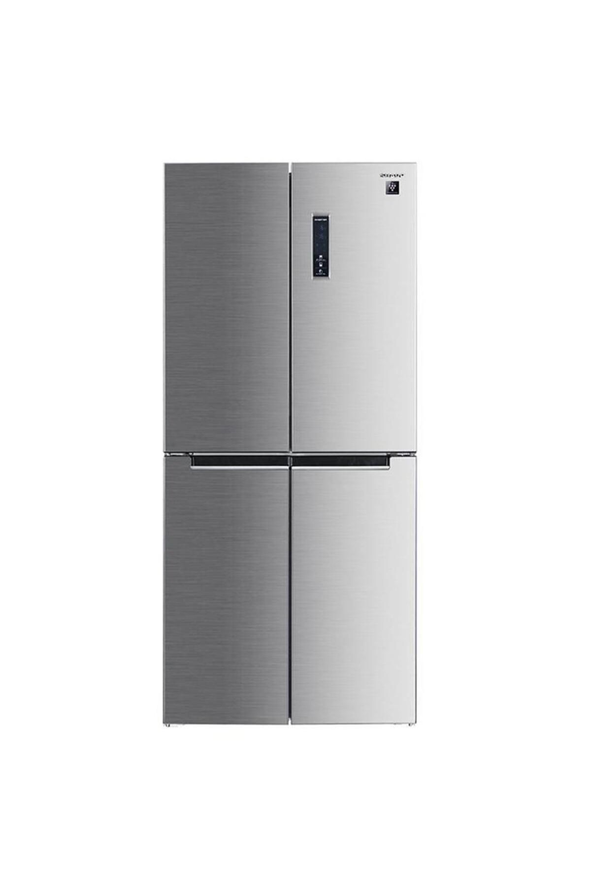 Sharp Sj-md580m-sl 4 Kapılı Nofrost Gardırop Buzdolabı 421 Lt.