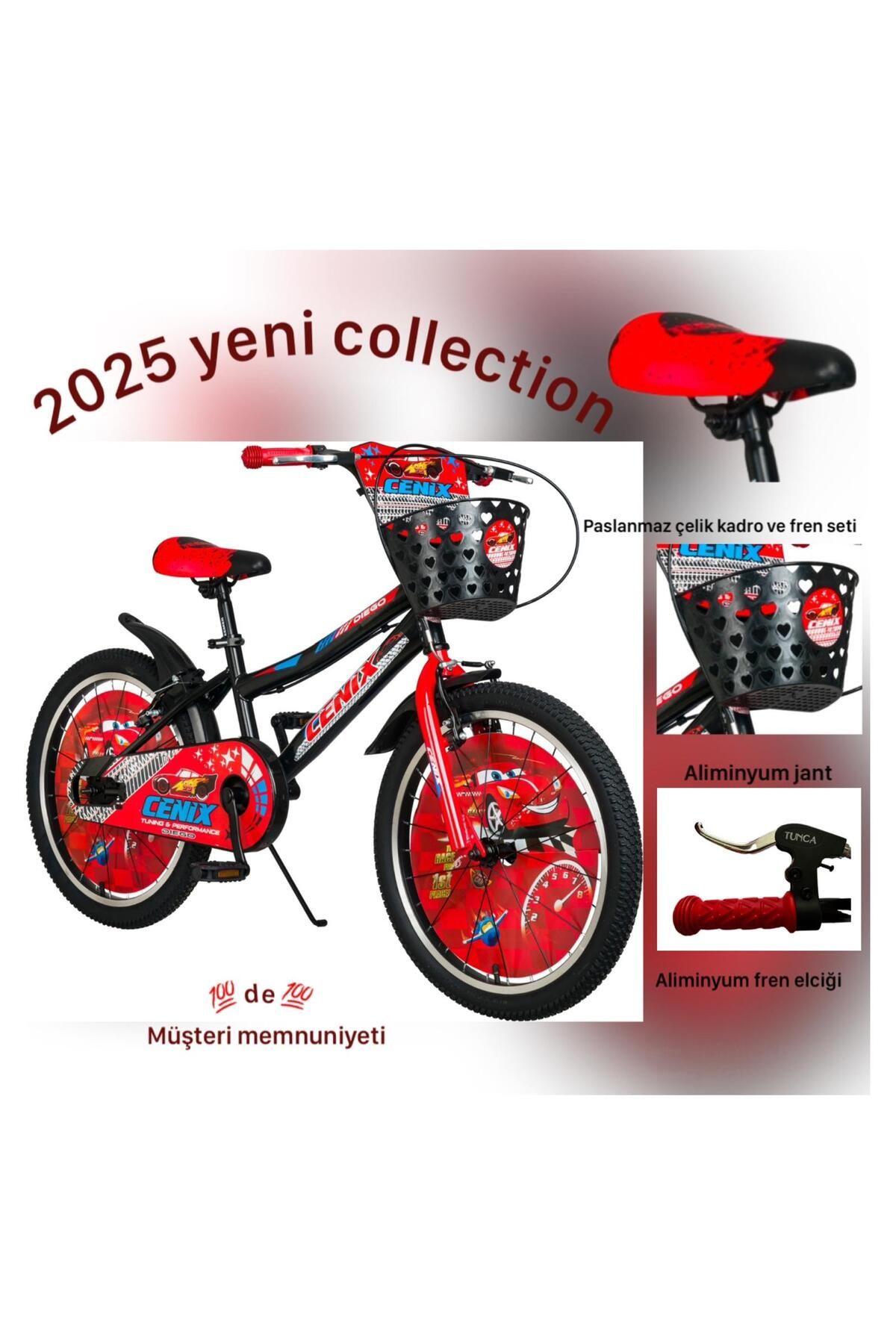 CENİK 20 Jant Cenix Alex Lily Kız Ve Erkek Bisikleti 6-10 Yaş Bisiklet 2023