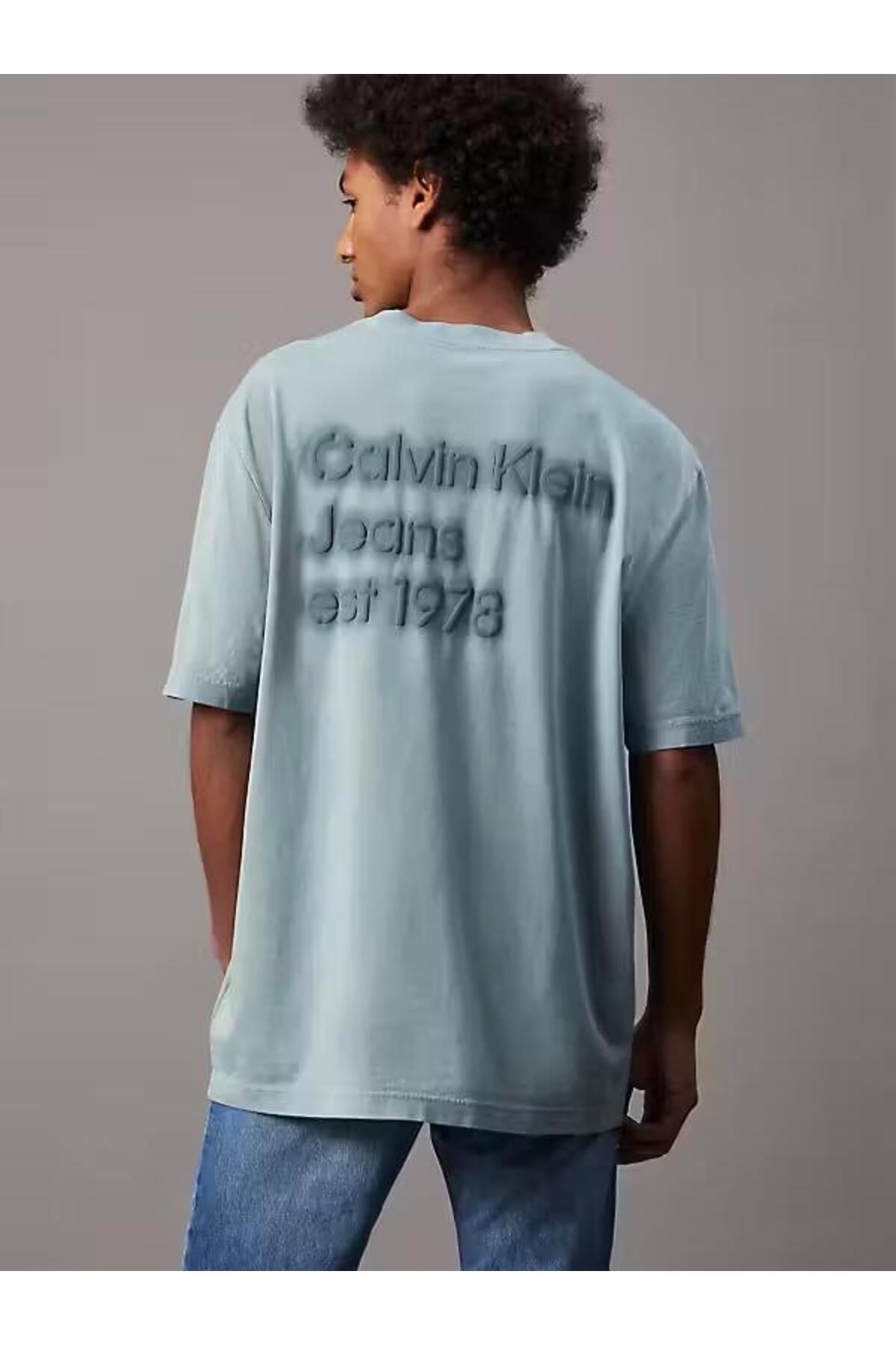 Calvin Klein WASHED PUFF PRINT TEE