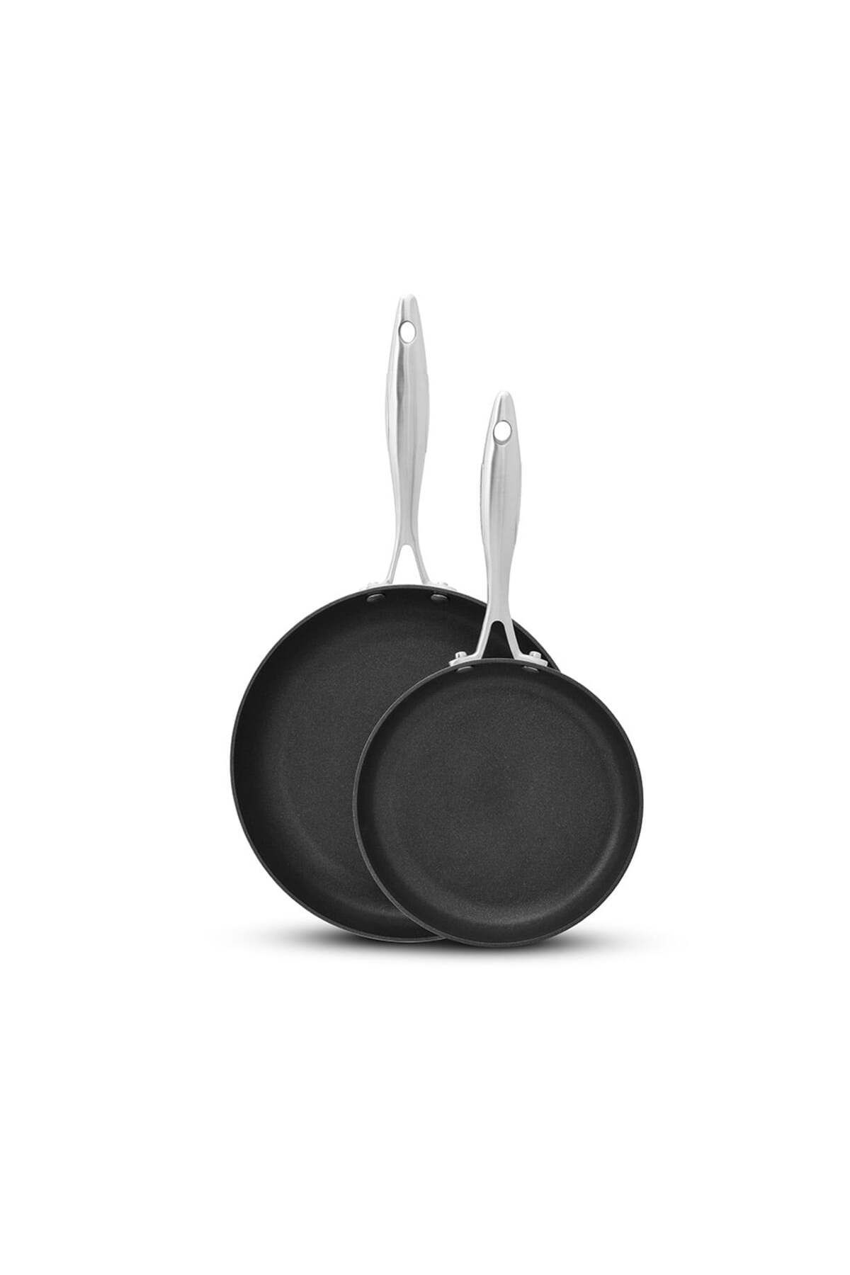 SCANPAN CTX 2'li Kızartma Tavası Seti,26cm ve 20cm ,Yapışmaz, İndüksiyon Uyumlu, Paslanmaz Çelik Kaplama